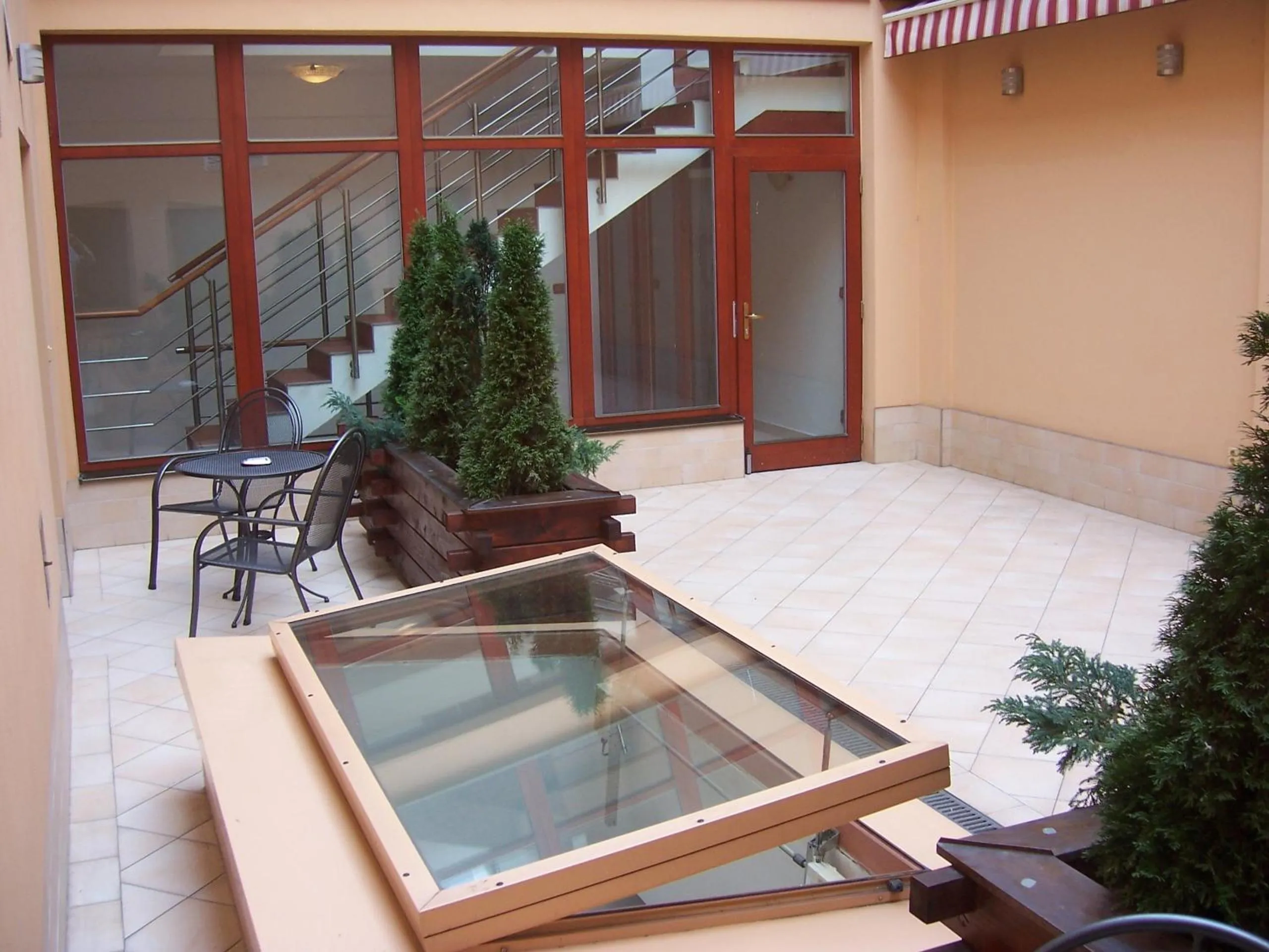 Balcony/Terrace in Hotel Pegas Brno
