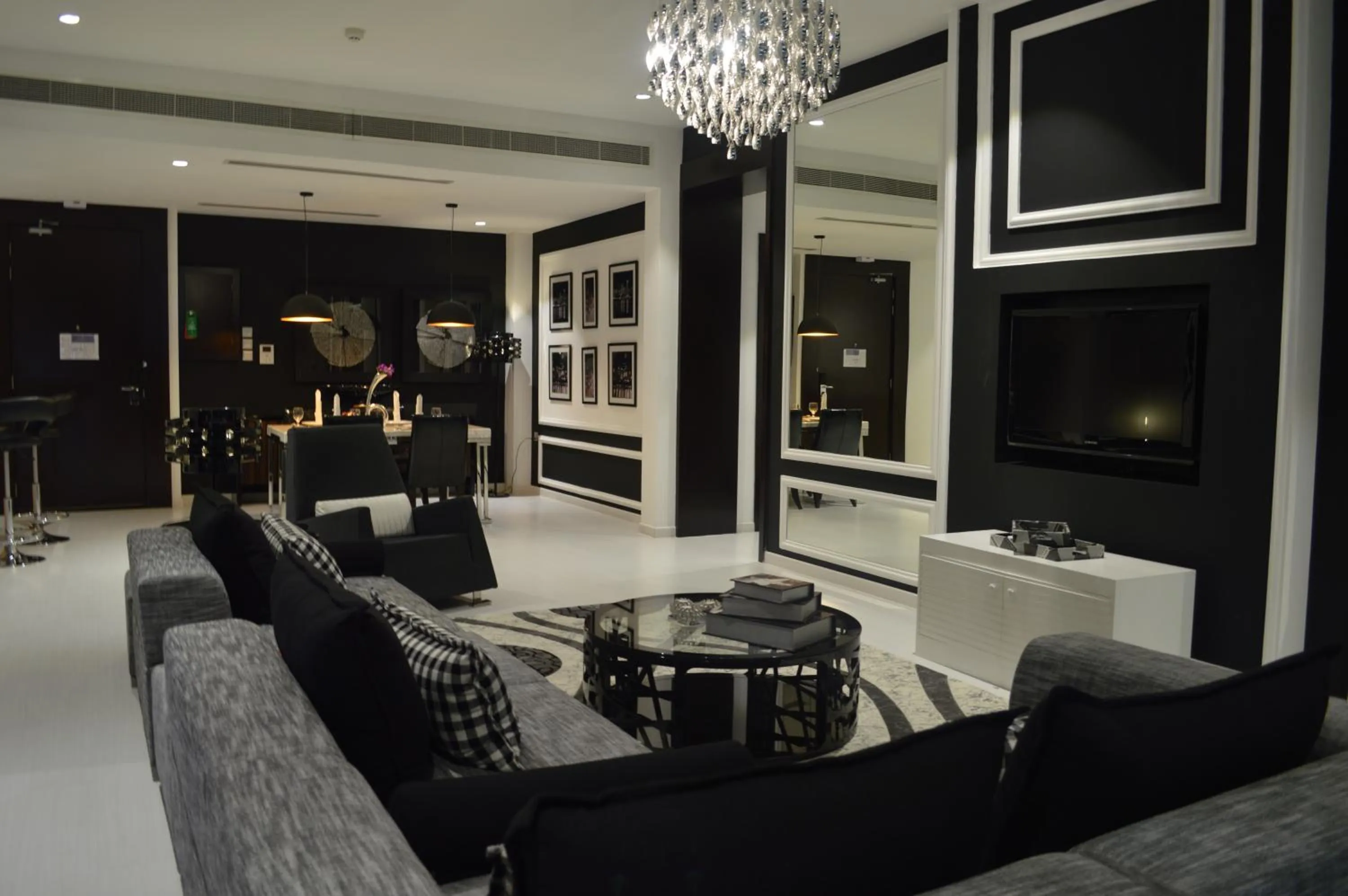 Seating area in Ista Suites Seef