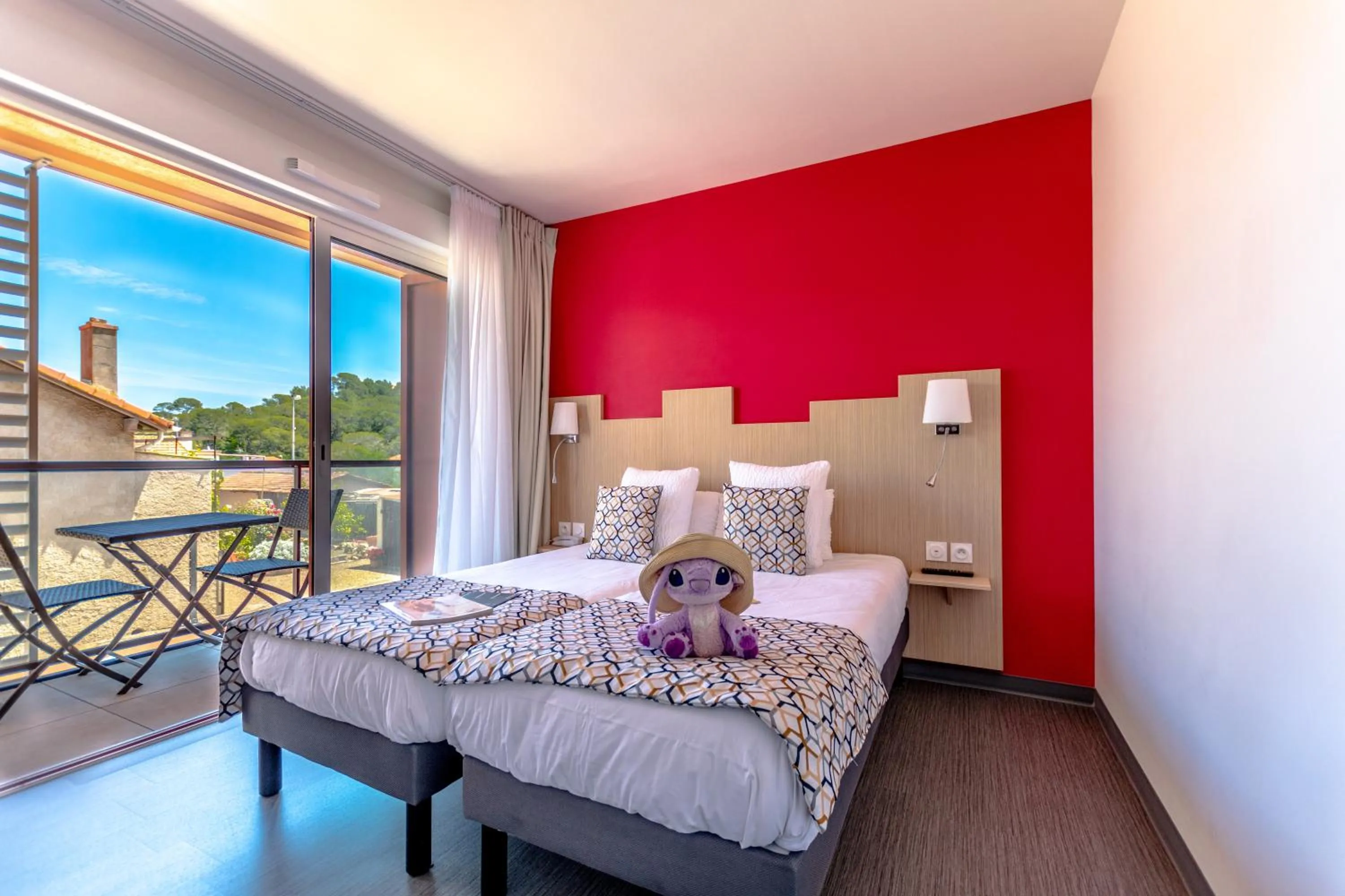 Bed in Hotel Le Virevent