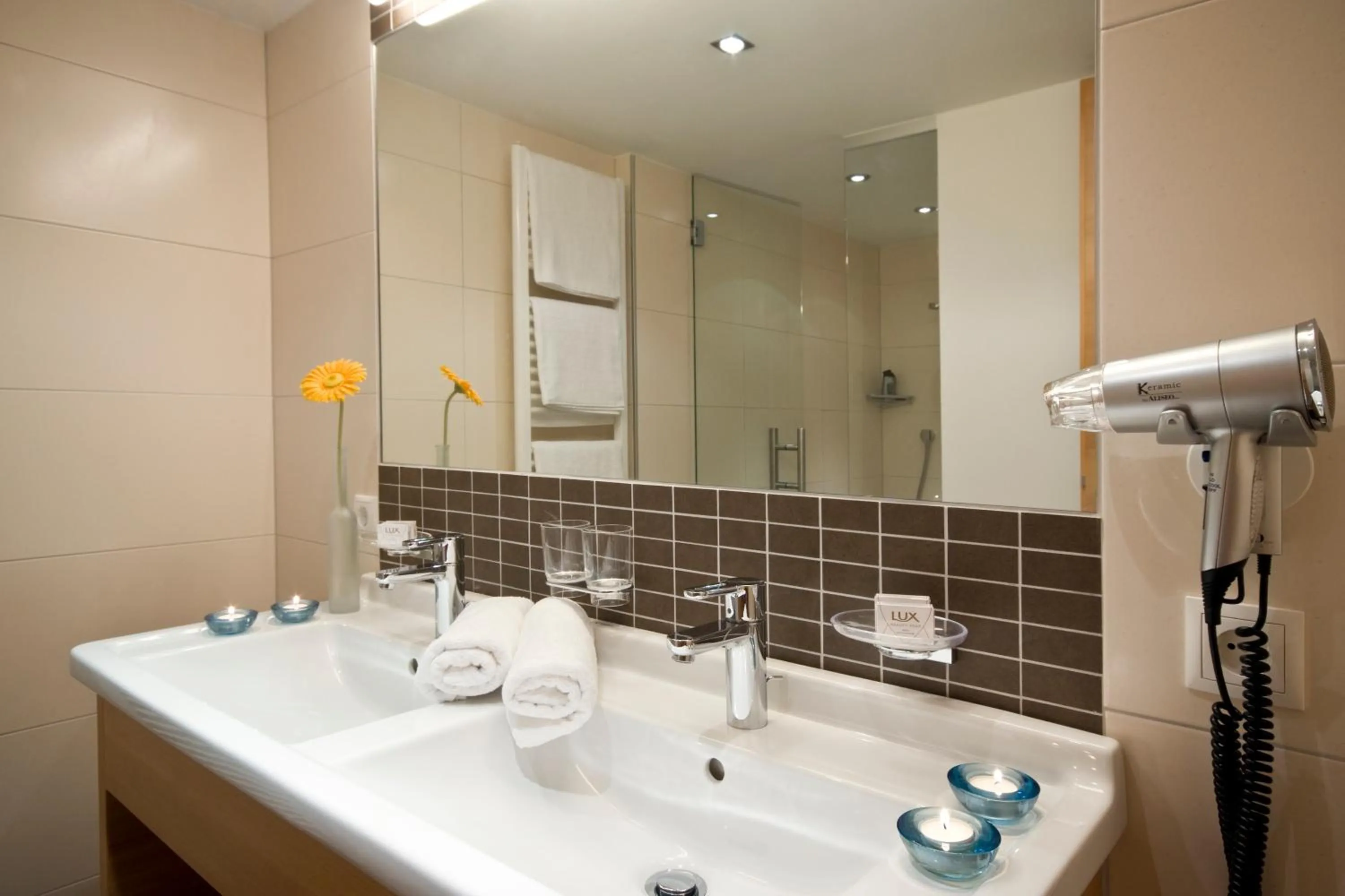 Bathroom in GenussHotel Sonnblick