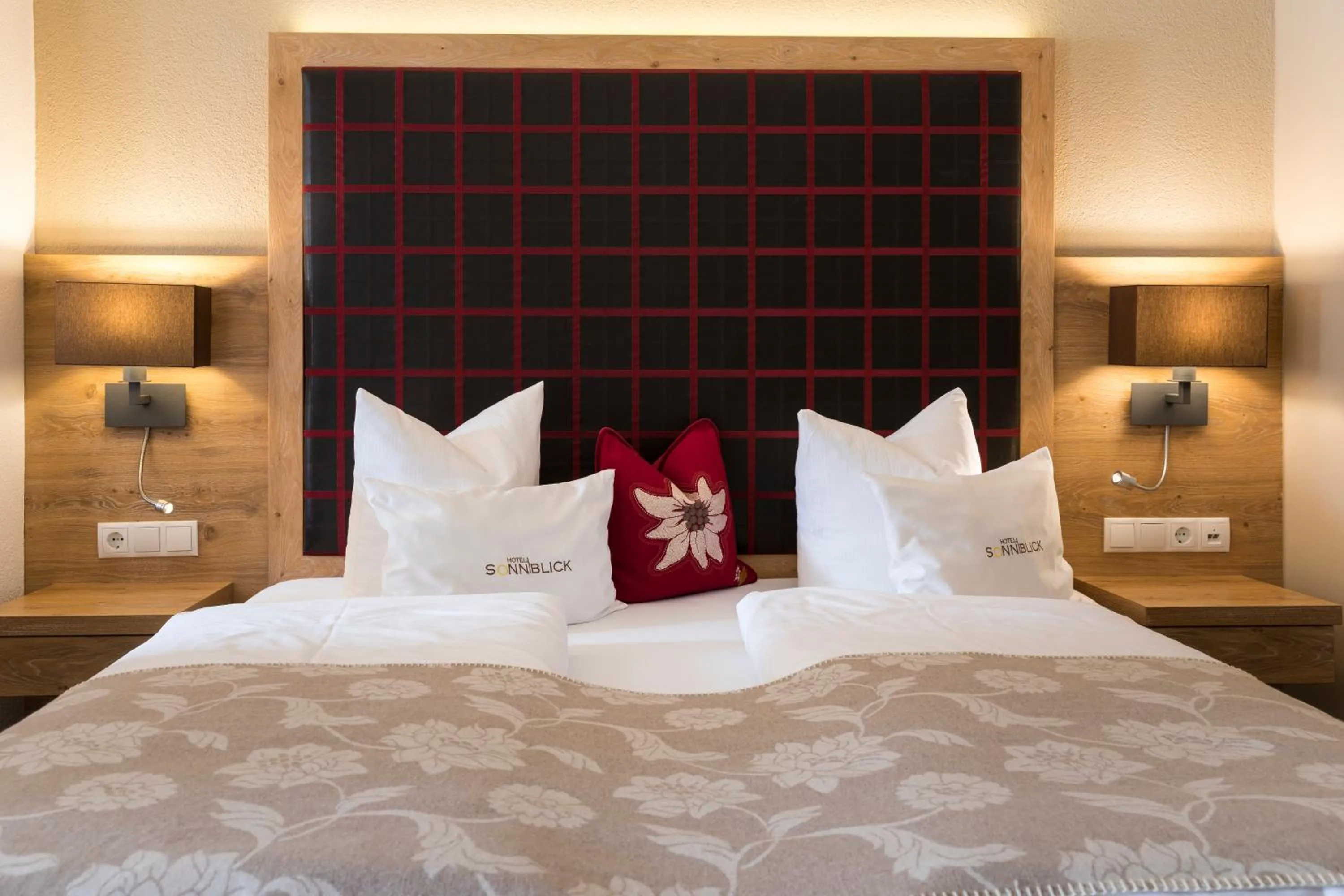 Bed in GenussHotel Sonnblick