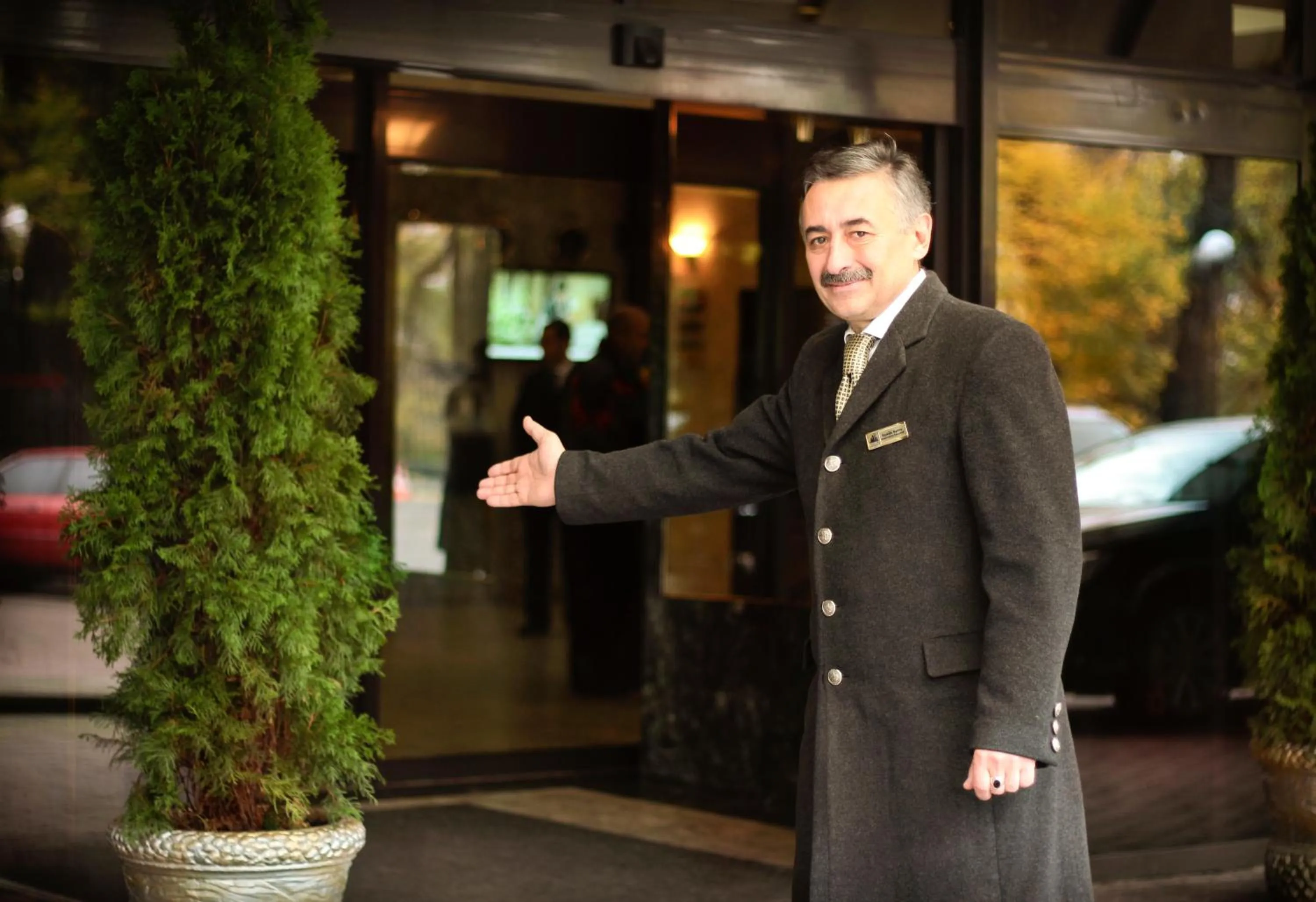 Staff in Premier Hotel Dnister