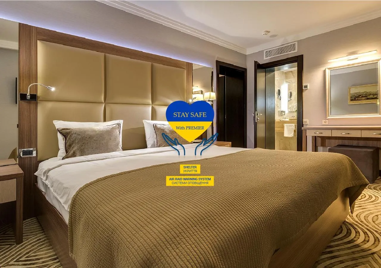 Bedroom, Bed in Premier Hotel Dnister