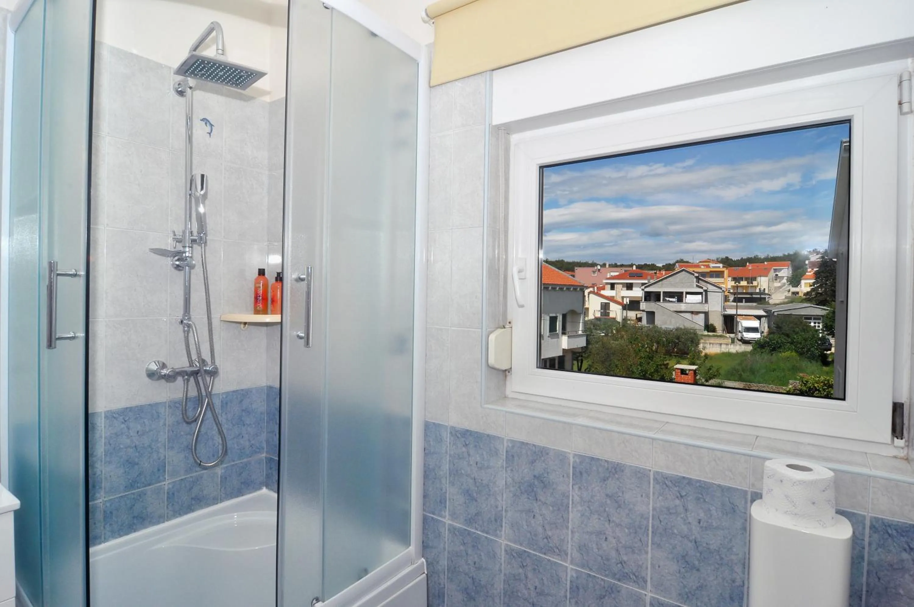 Shower in Villa Vanilla with Heated Pool