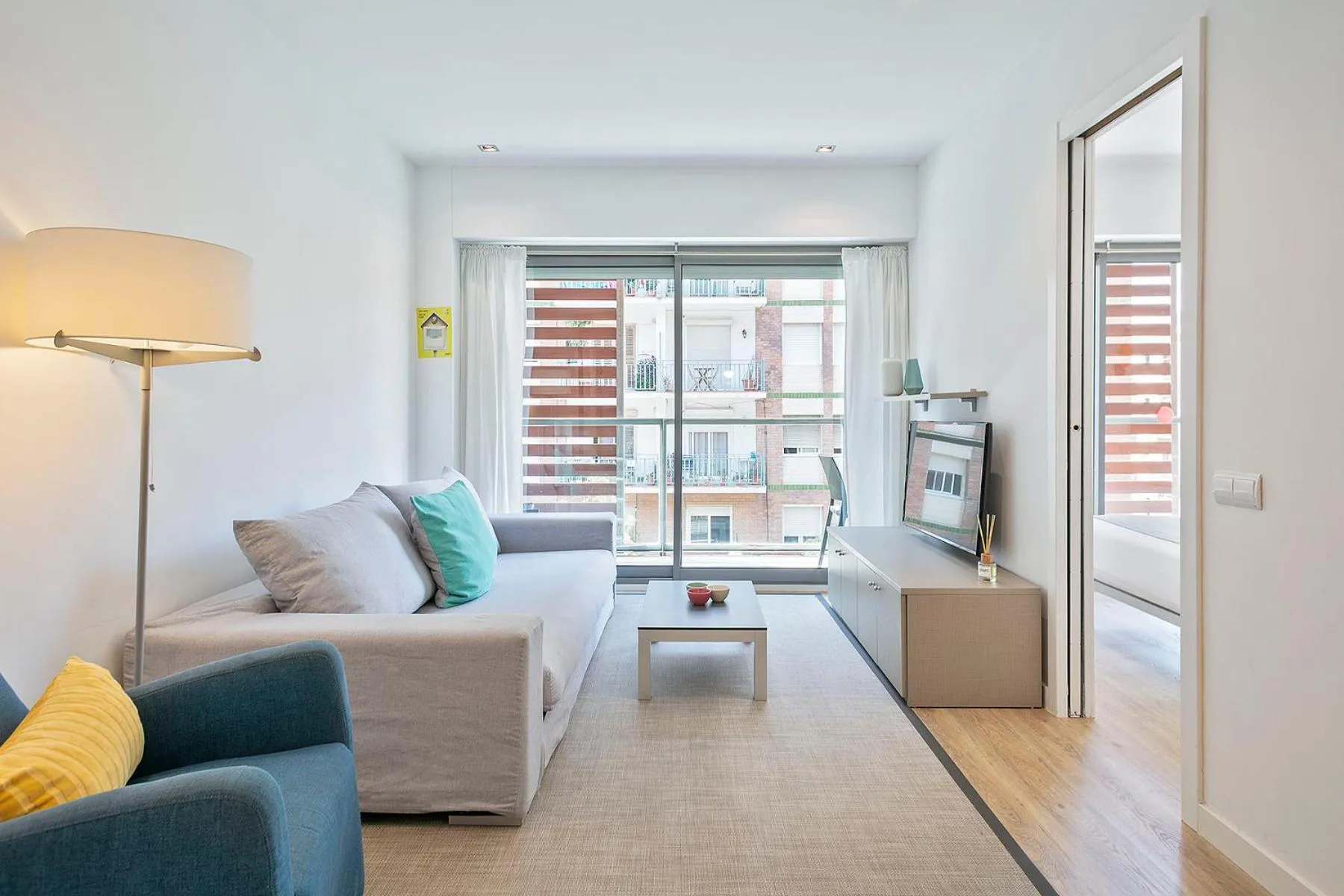 Living room in Lugaris Rambla Apartments