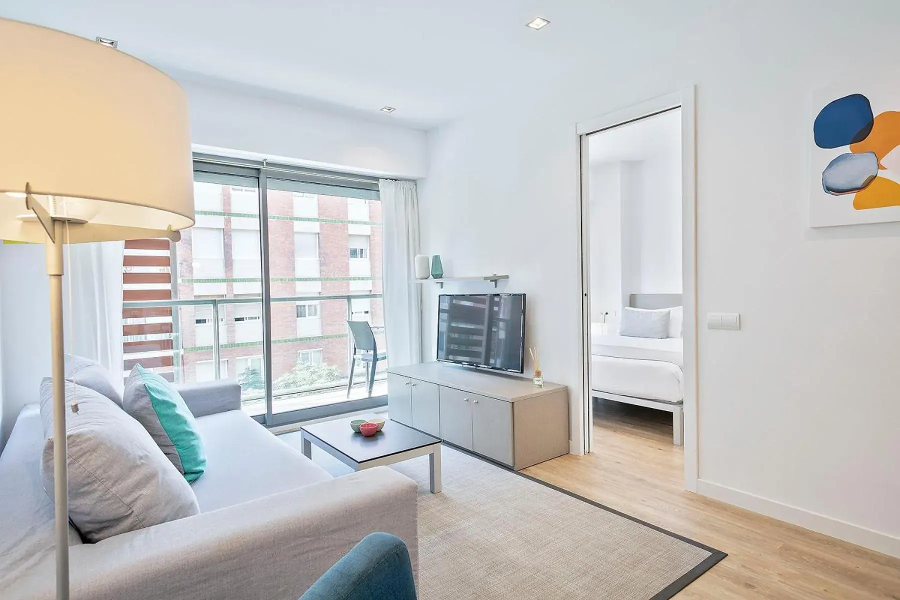 Living room in Lugaris Rambla Apartments Living room in Lugaris Rambla Apartments