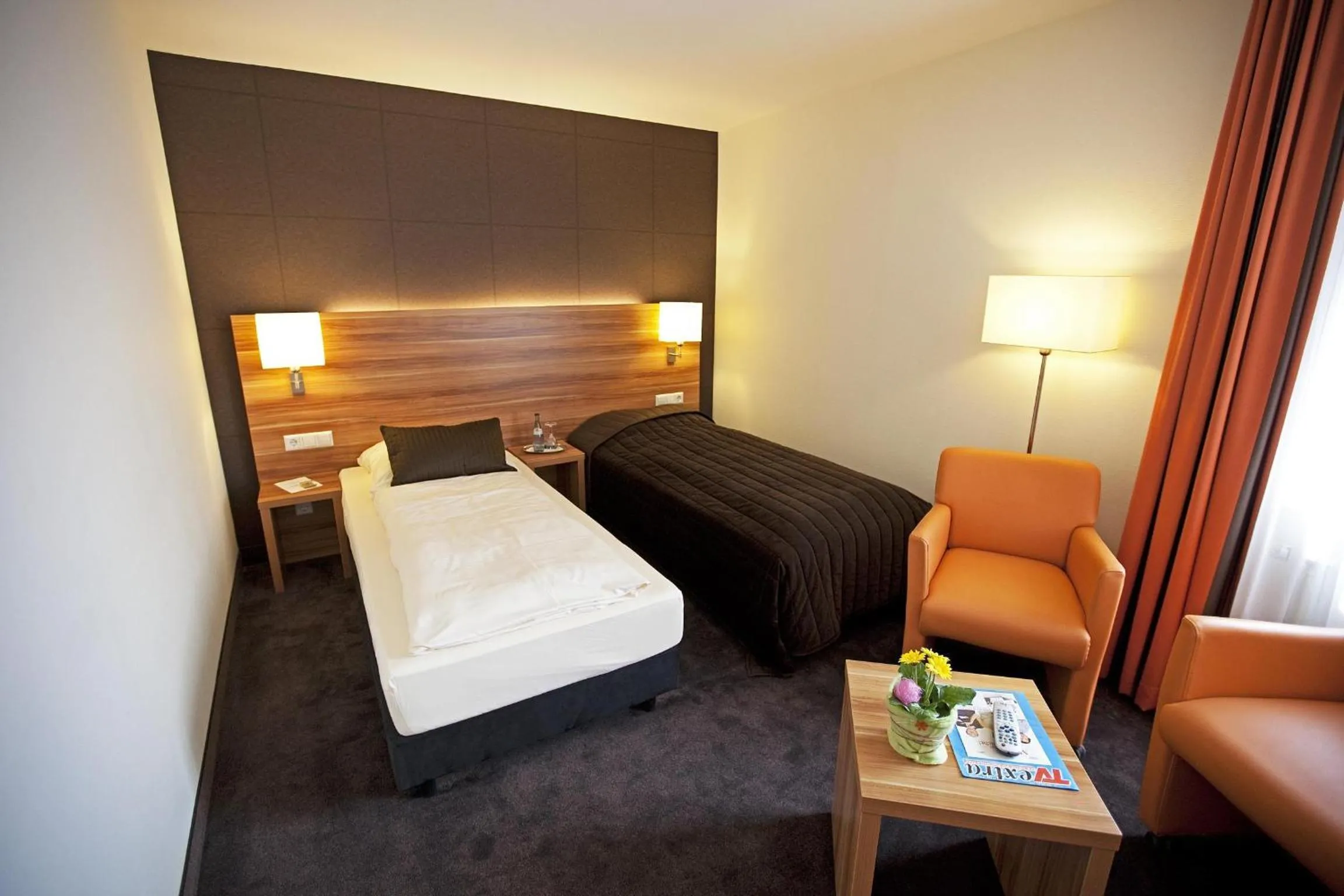 Photo of the whole room, Bed in Hotel Hirsch