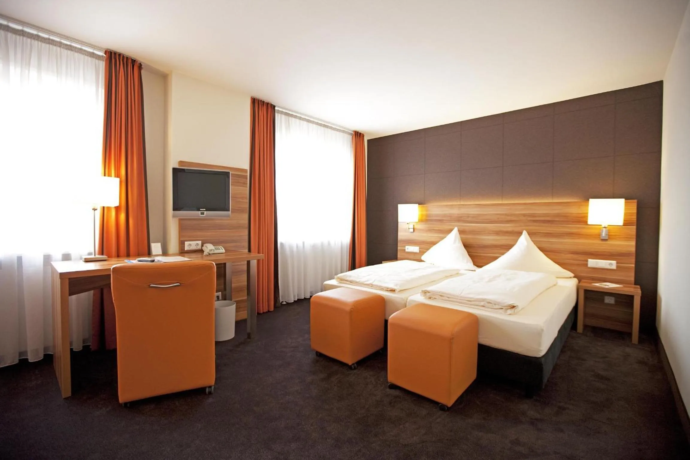 Photo of the whole room, Bed in Hotel Hirsch