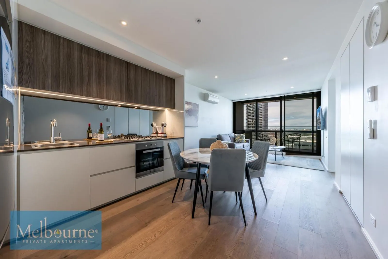 Kitchen or kitchenette in Melbourne Private Apartments - Collins Street Waterfront, Docklands
