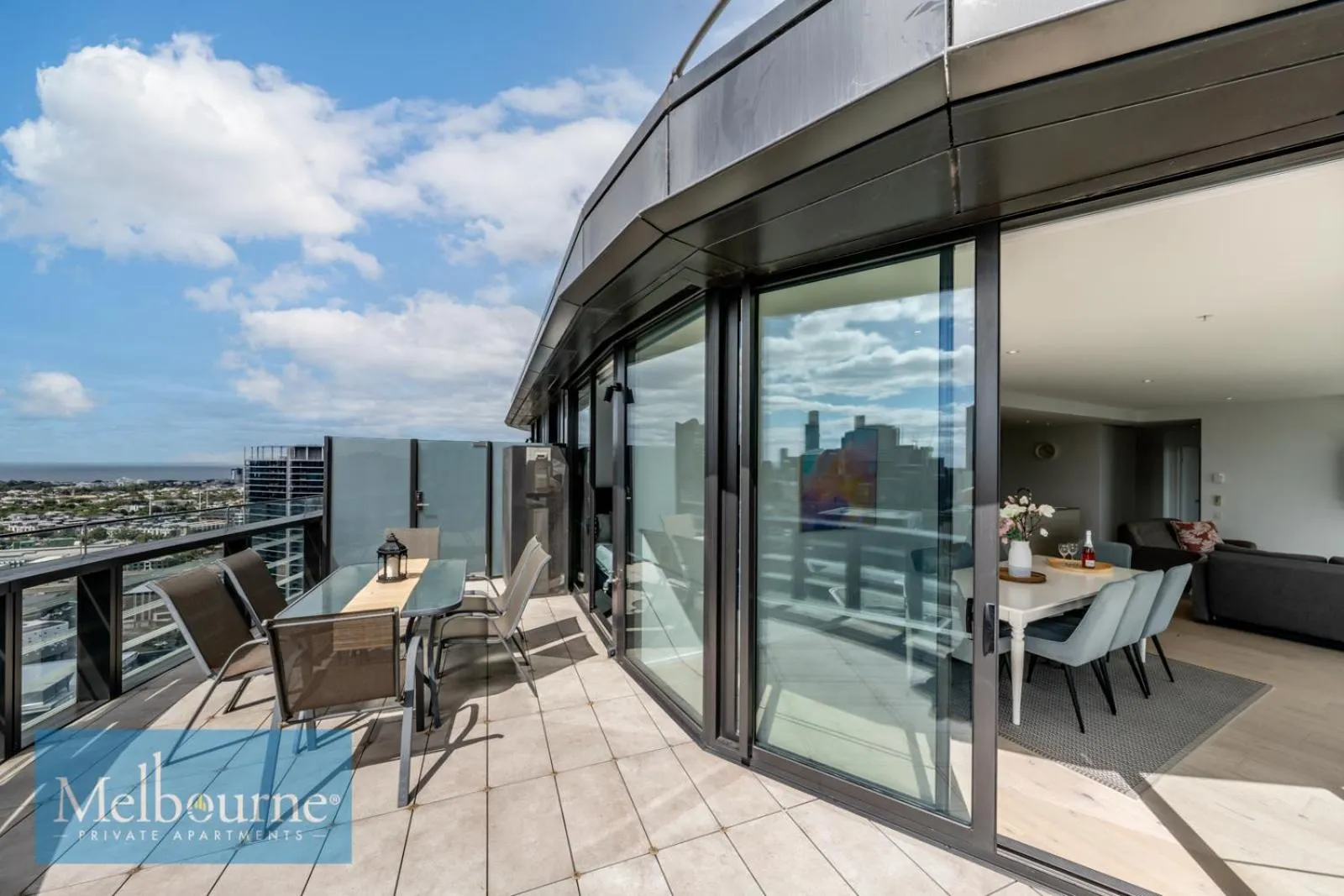 Balcony/Terrace in Melbourne Private Apartments - Collins Street Waterfront, Docklands