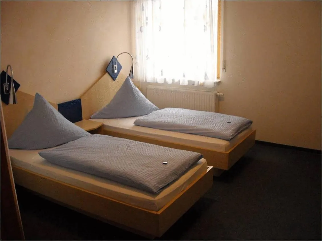 Photo of the whole room, Bed in Berghofstüble Obermarchtal