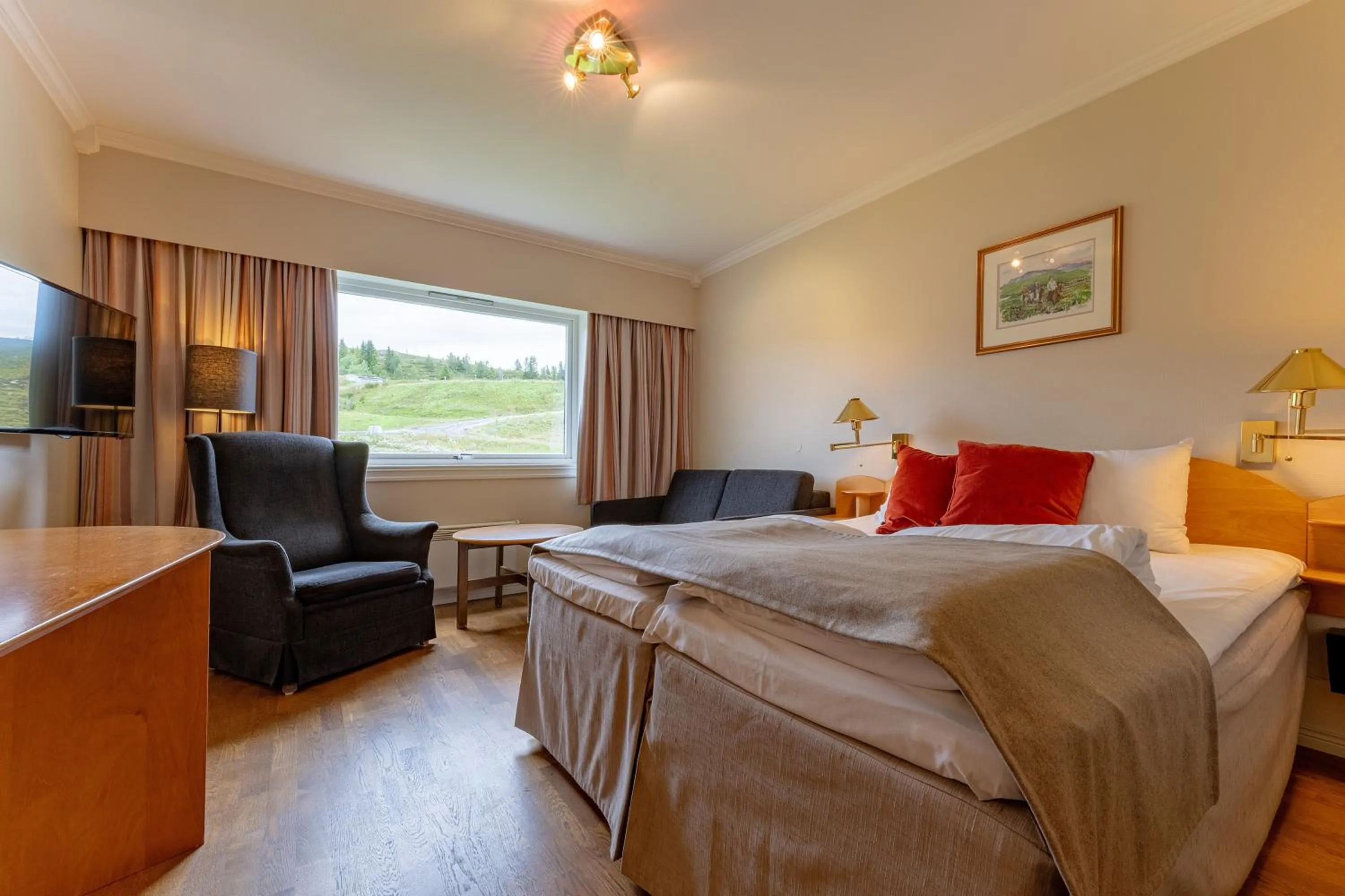 Bed in Storefjell Resort