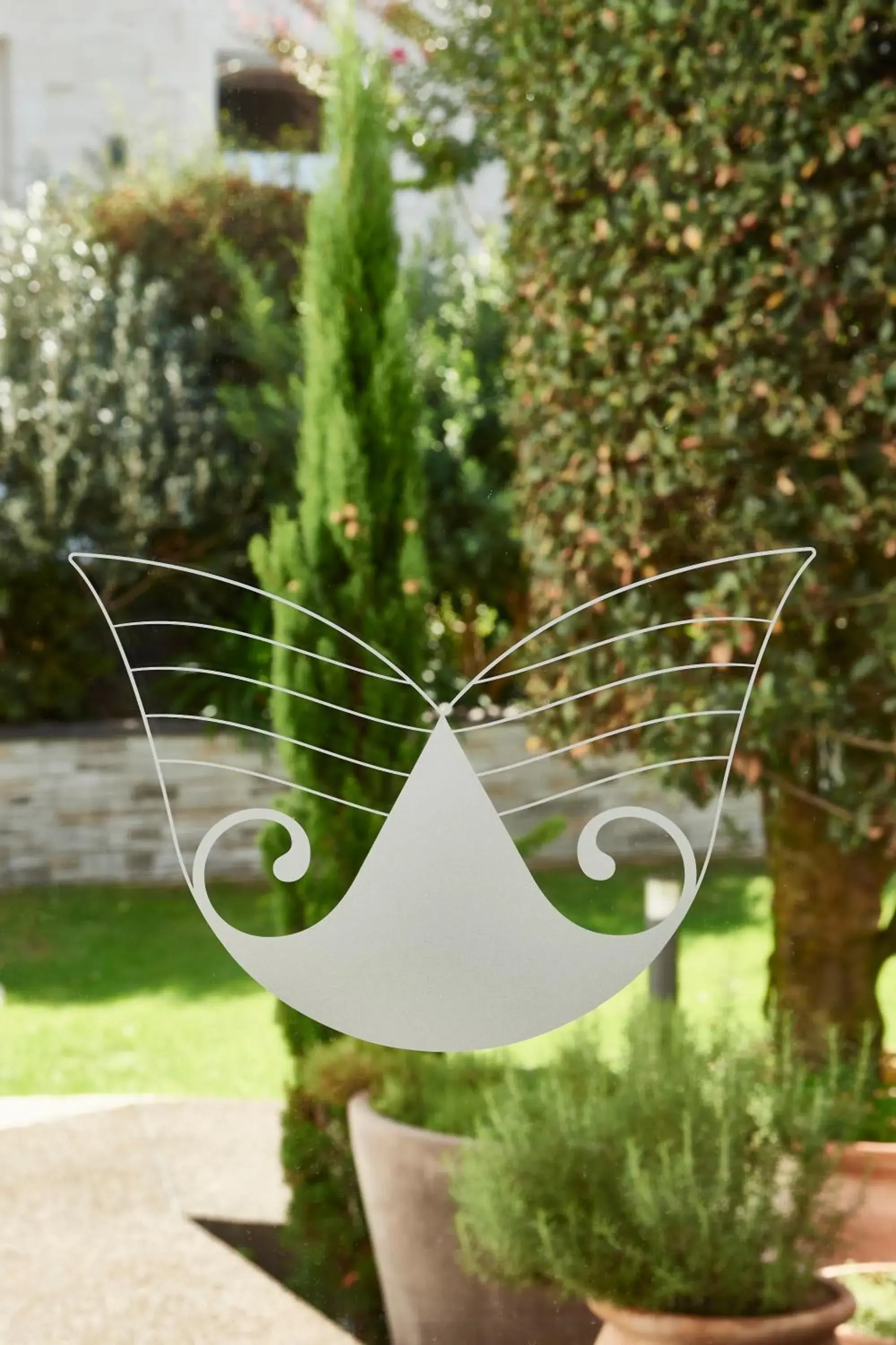 Garden view in Best Western Premier Hotel des Vignes et des Anges Garden view in Best Western Premier Hotel des Vignes et des Anges