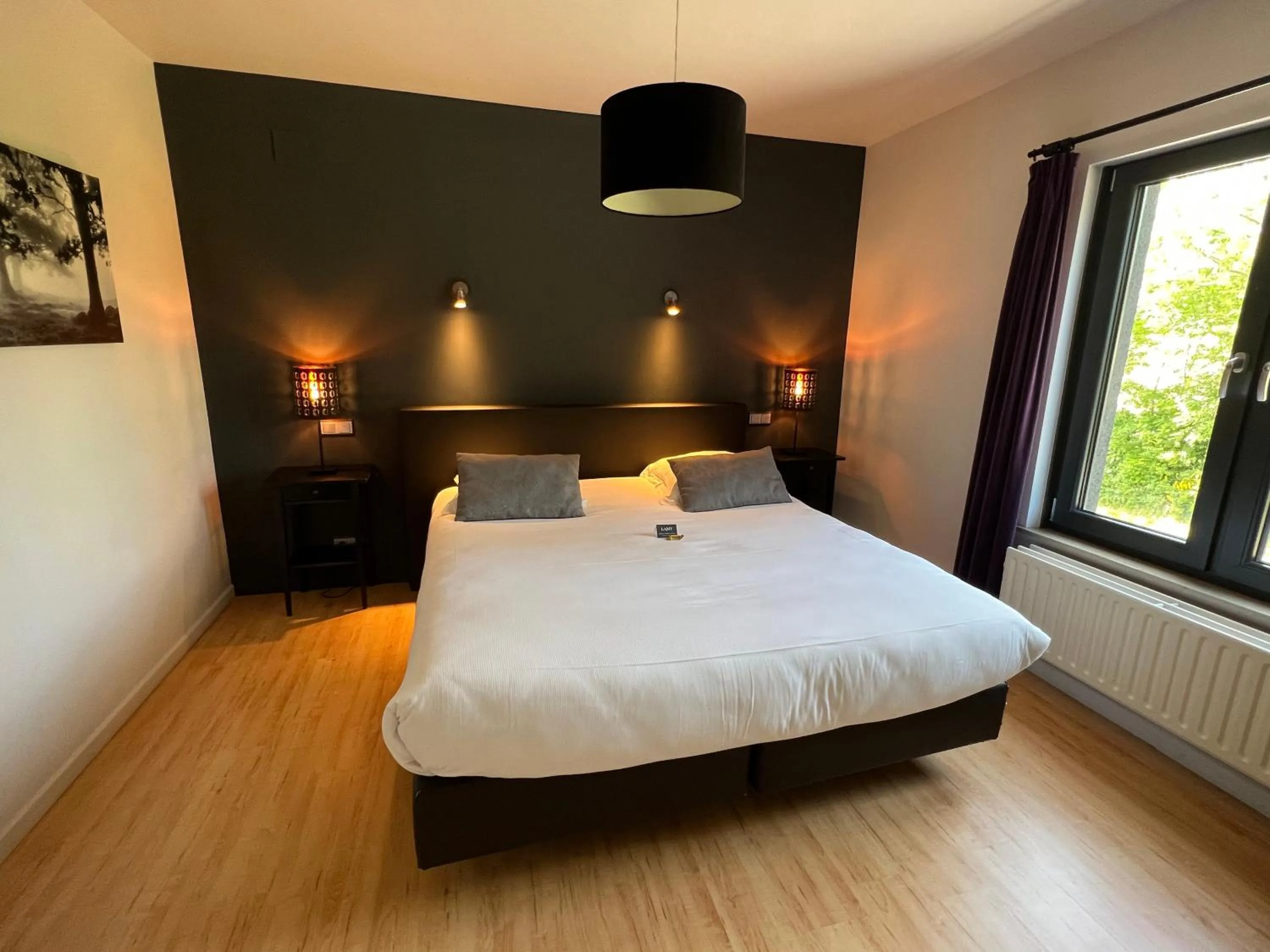 Bedroom, Bed in Hôtel Restaurant Lamy