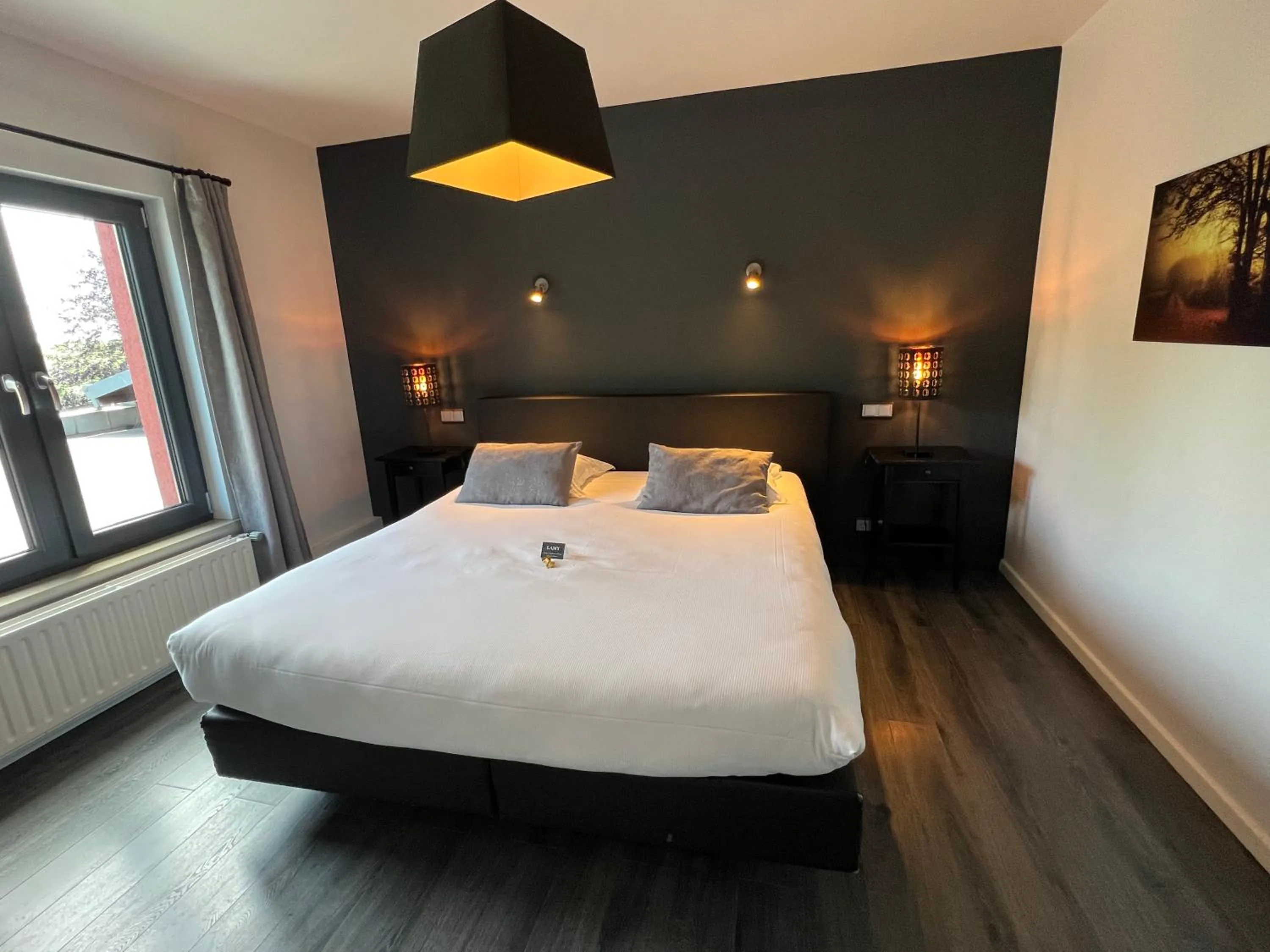 Bedroom, Bed in Hôtel Restaurant Lamy