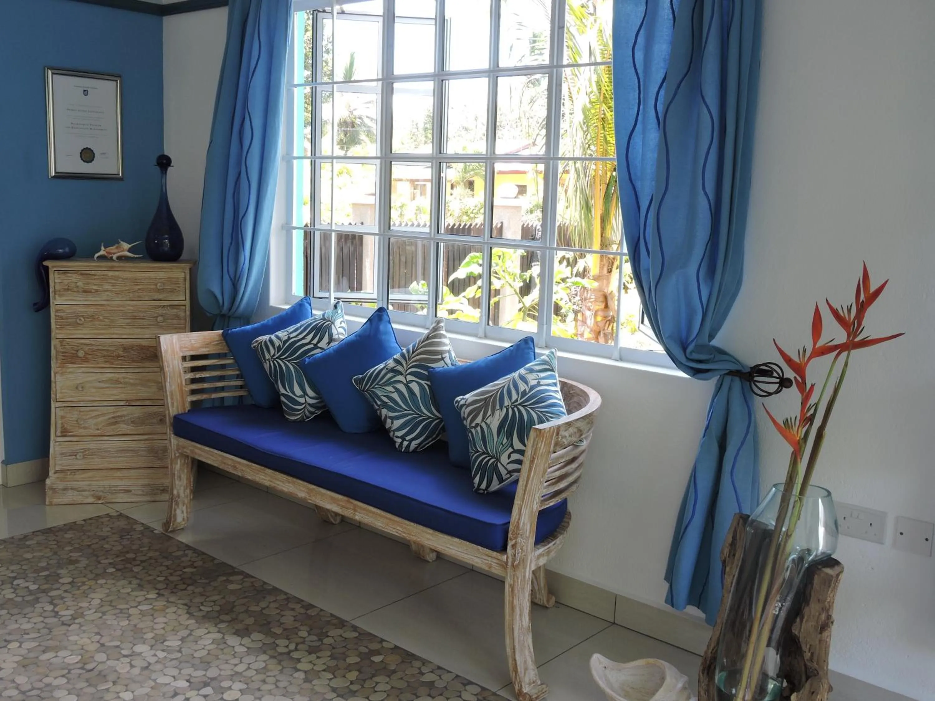 Seating area in Villa Charme de L'ile
