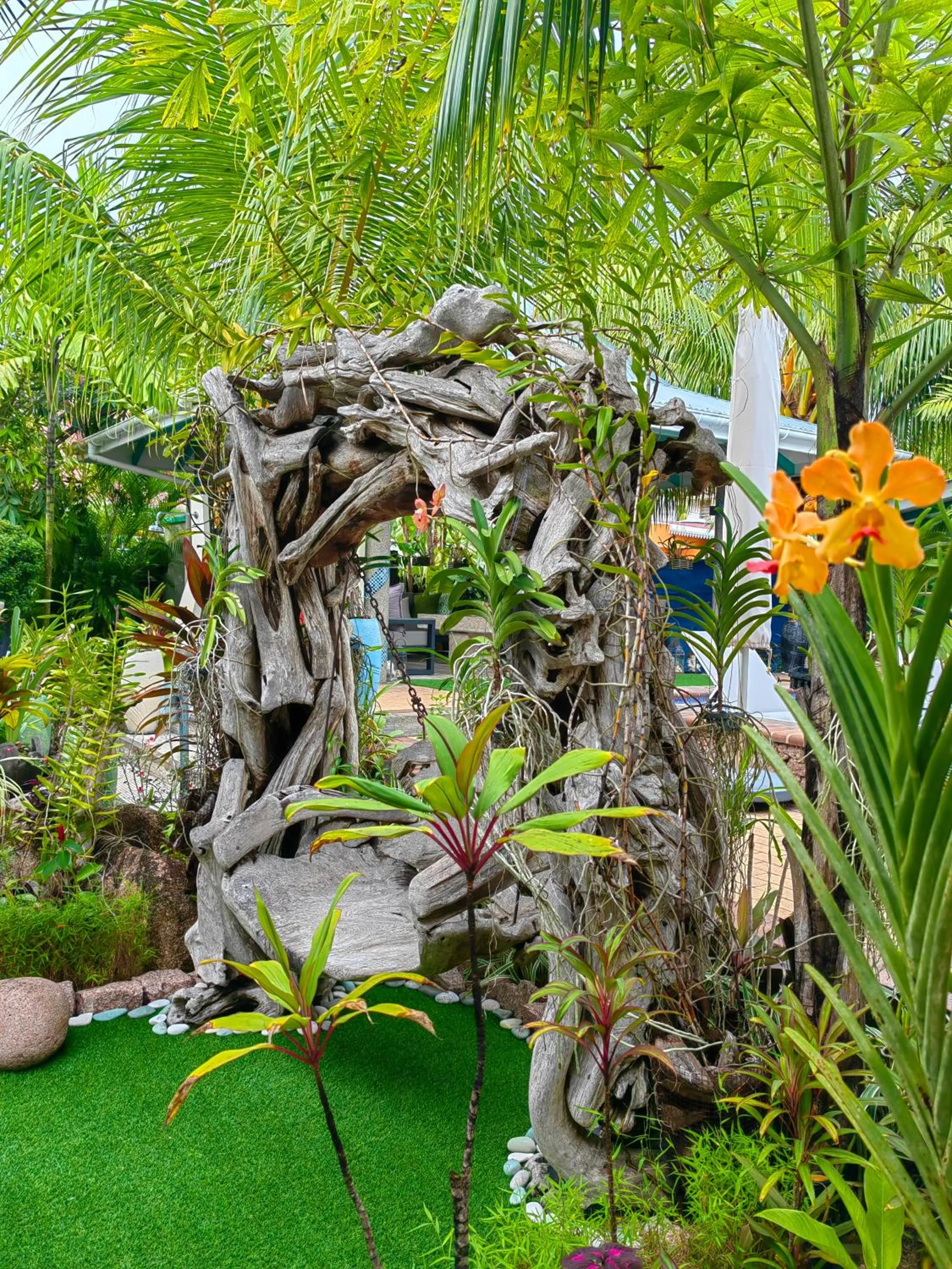 Garden in Villa Charme de L'ile