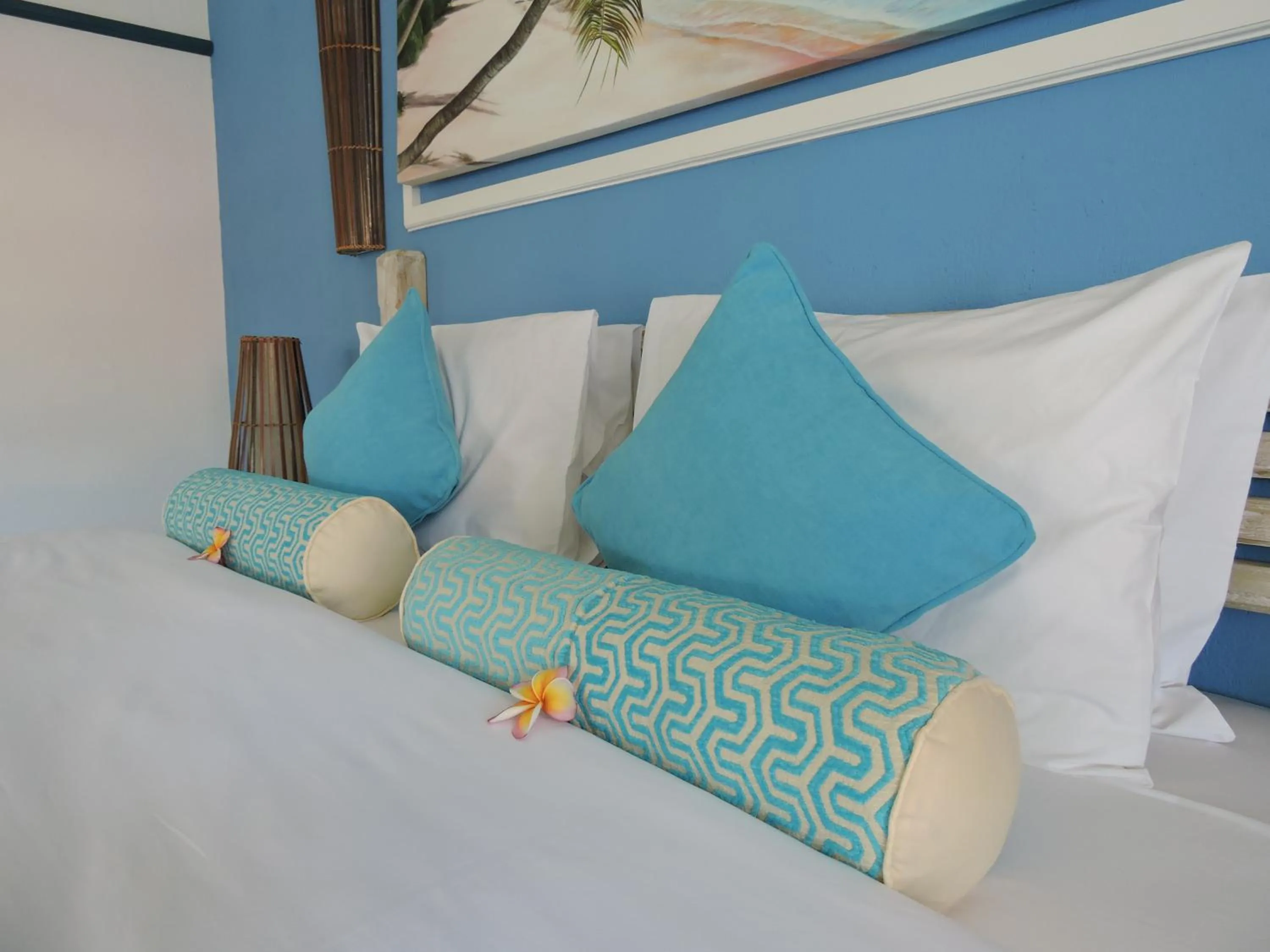 Bed in Villa Charme de L'ile