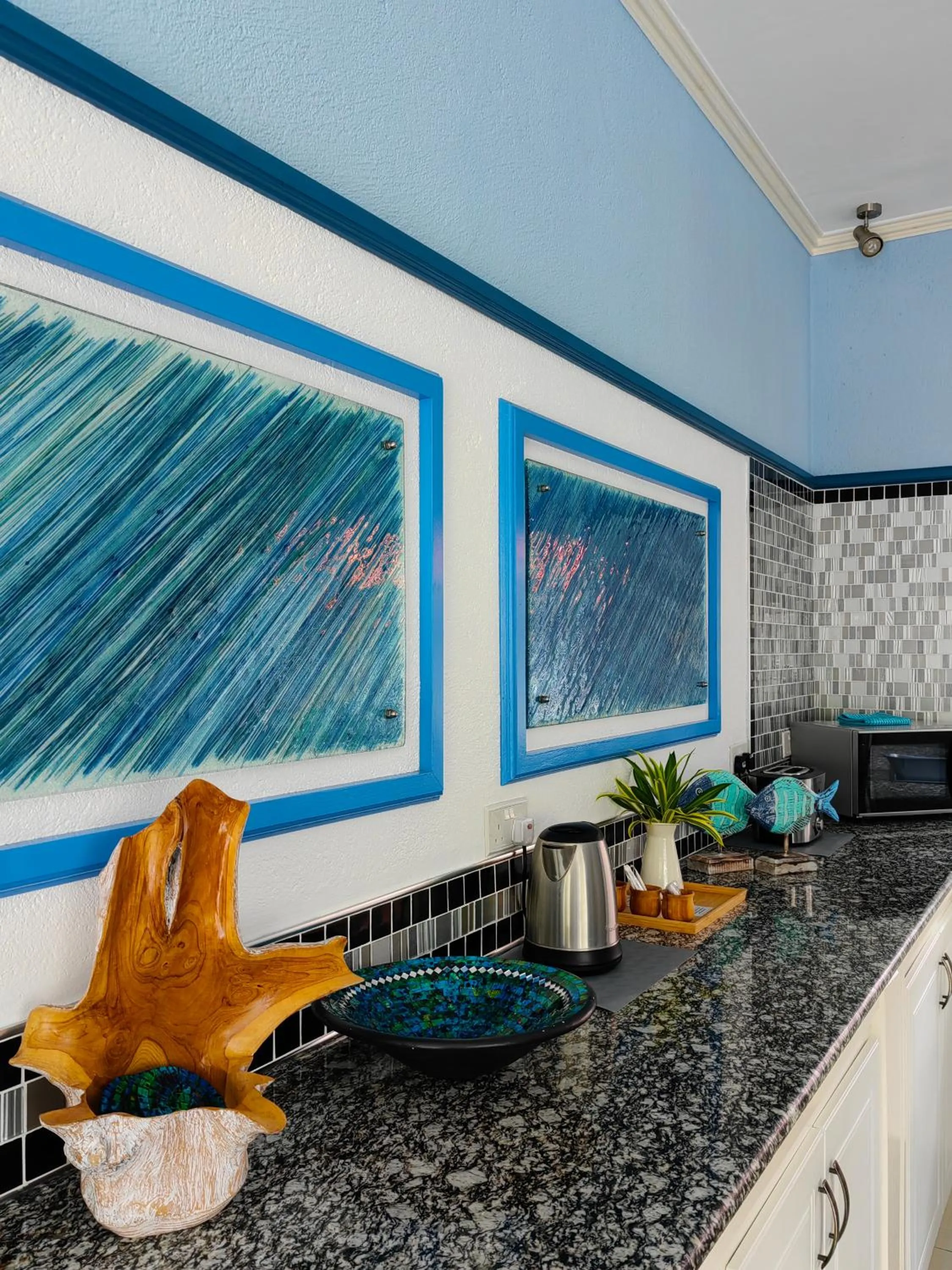 Kitchen or kitchenette in Villa Charme de L'ile