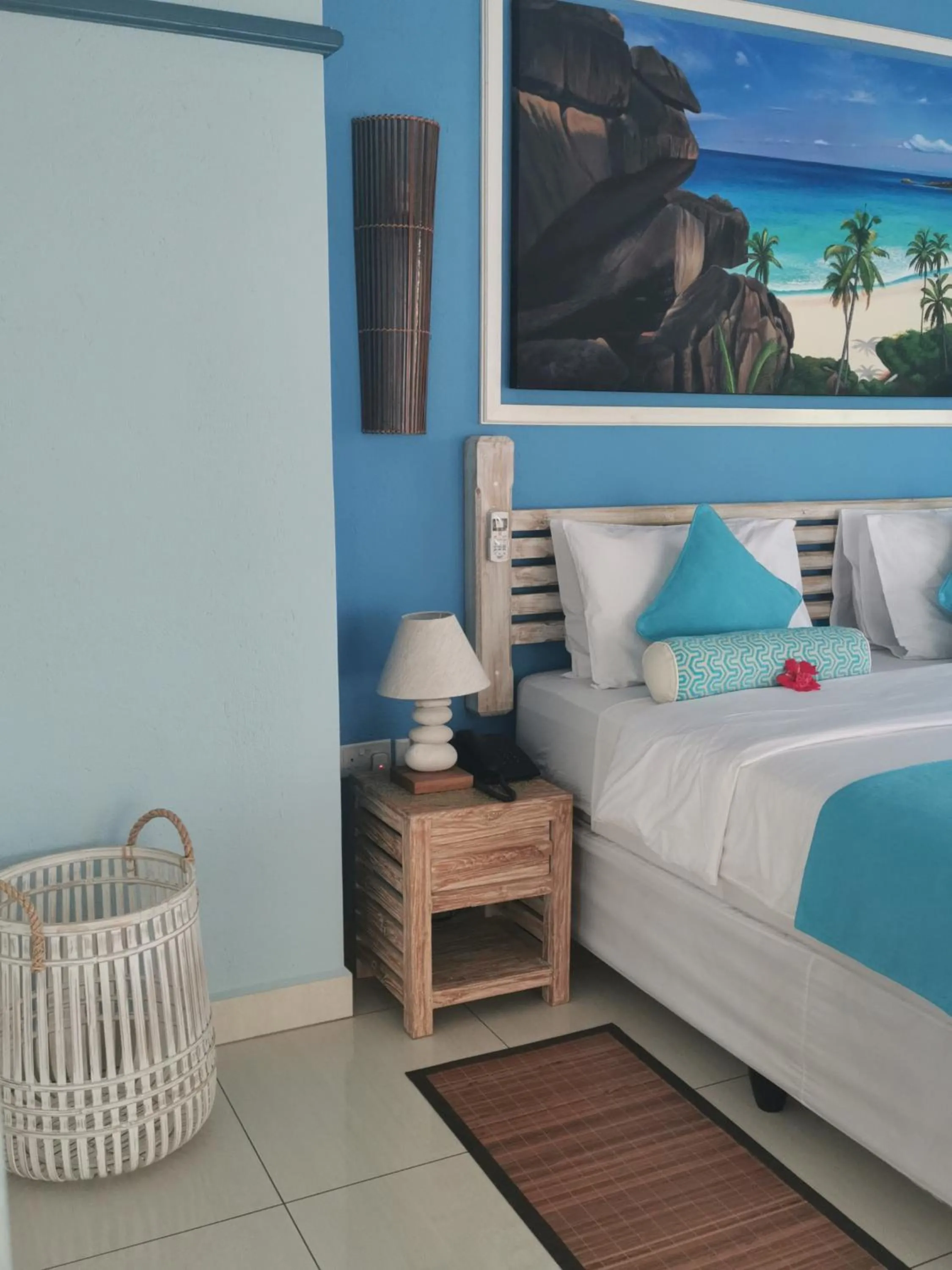 Bed in Villa Charme de L'ile
