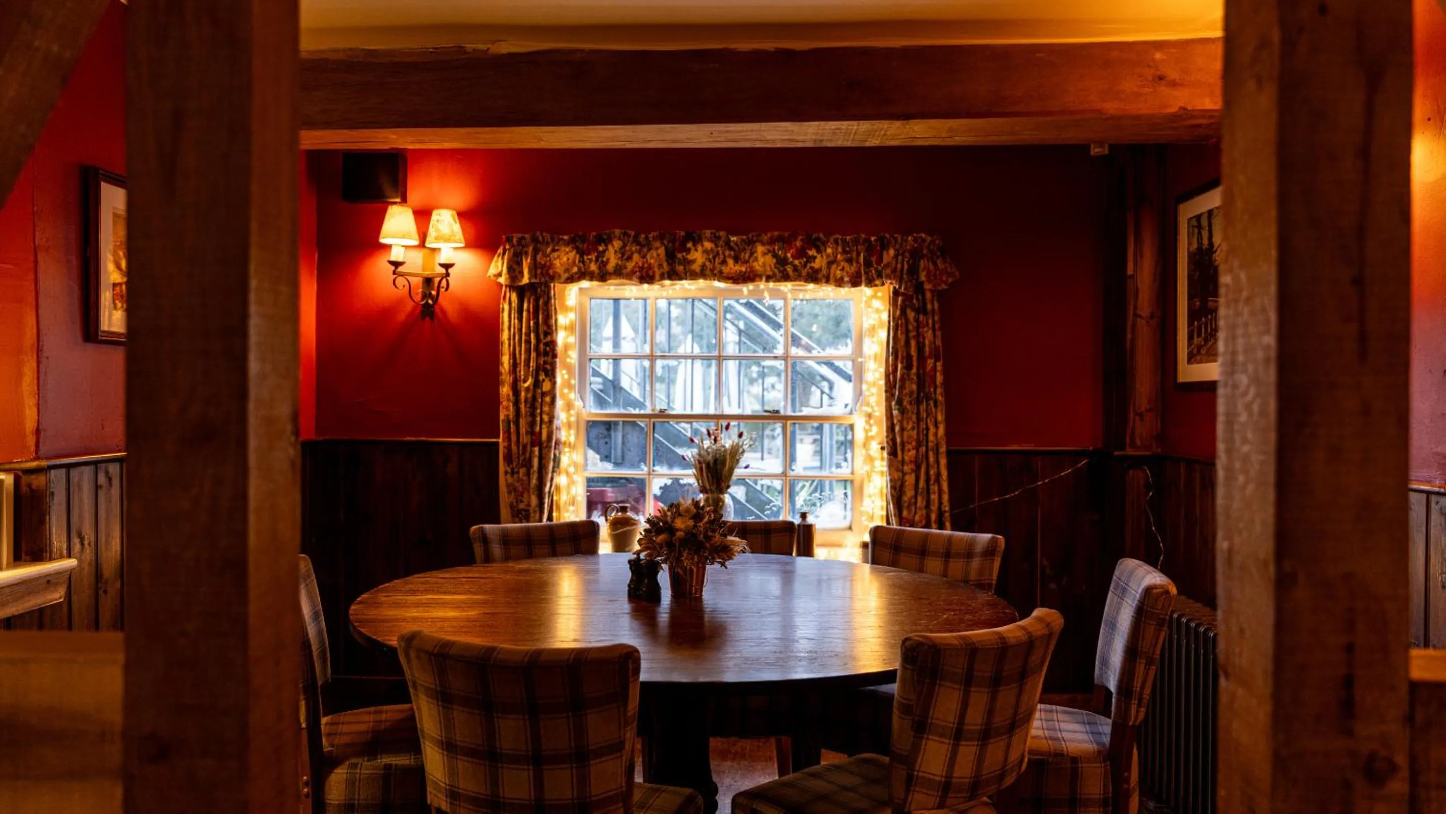 Dining area in Blue Ball Inn