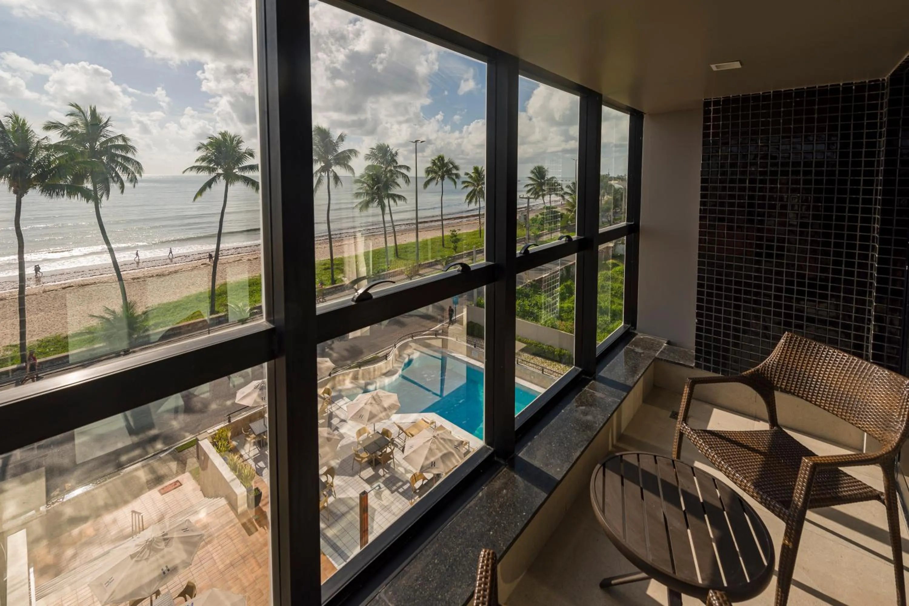 Balcony/Terrace in Hardman Praia Hotel