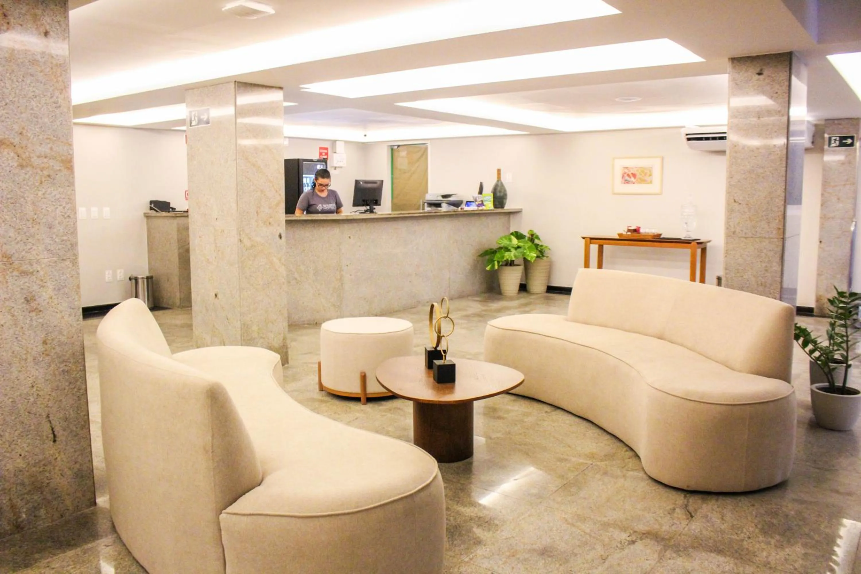 Lobby or reception in Smart Hotel João Pessoa