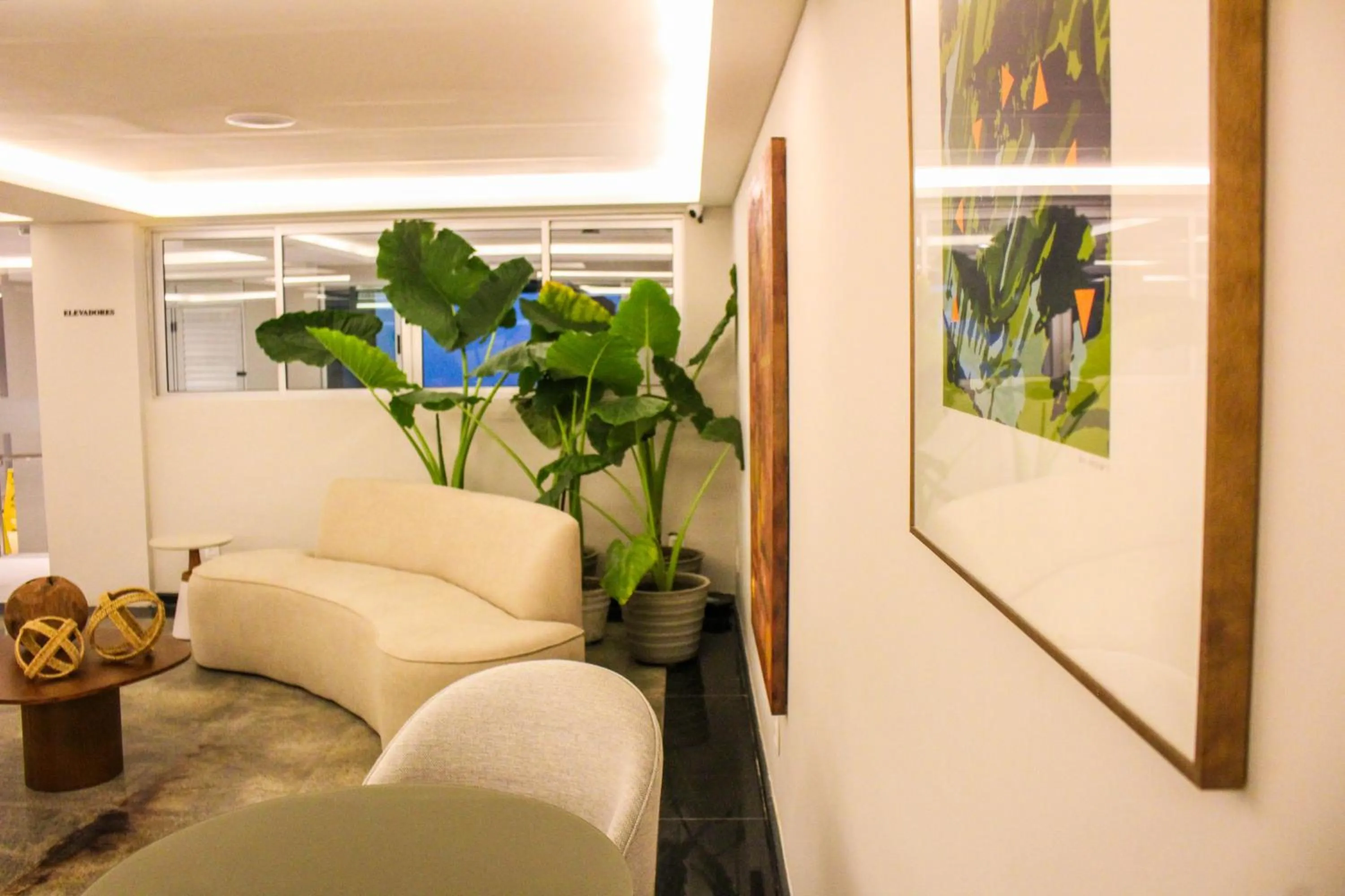 Lobby or reception in Smart Hotel João Pessoa