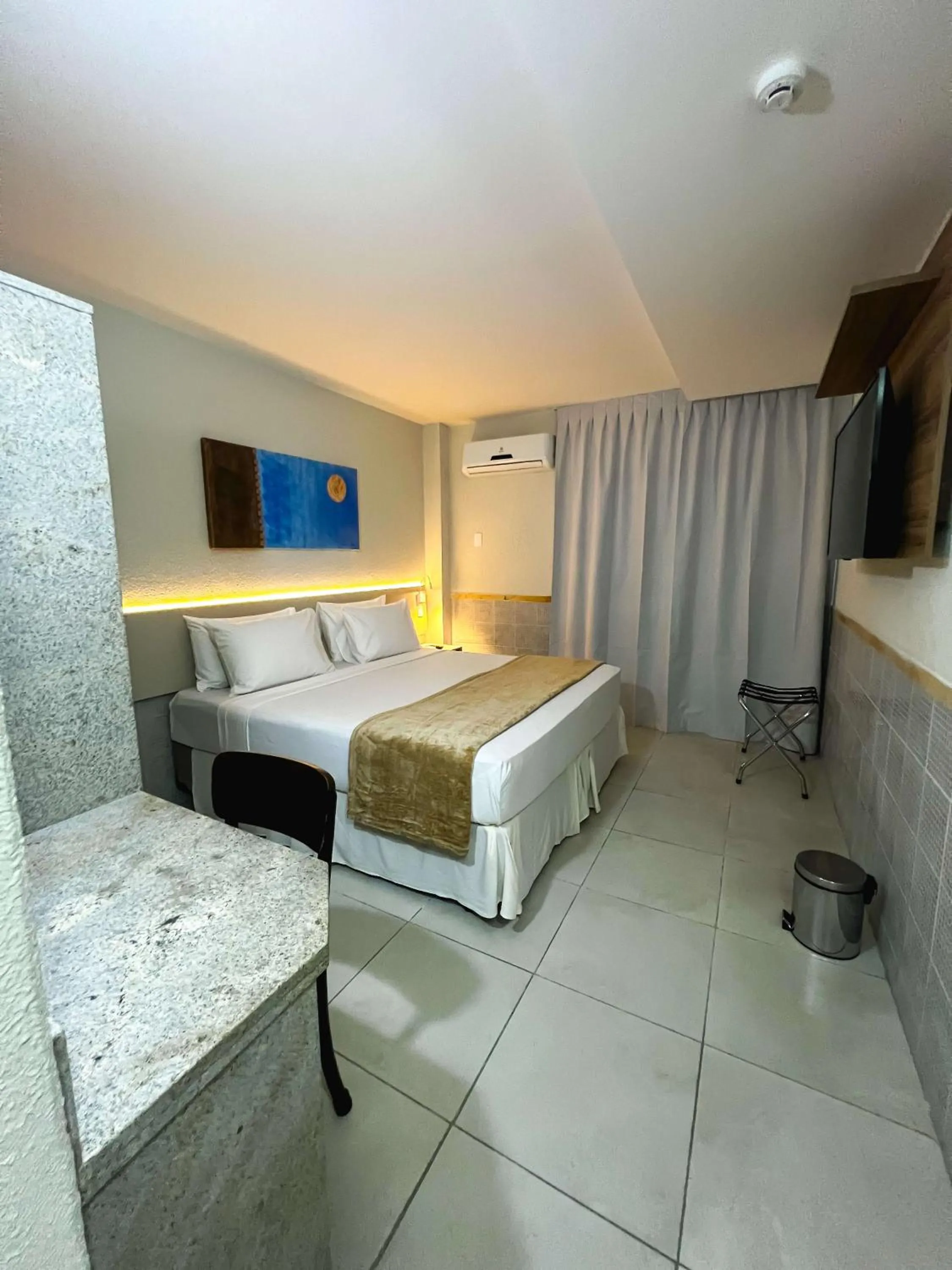 TV and multimedia, Bed in Smart Hotel João Pessoa