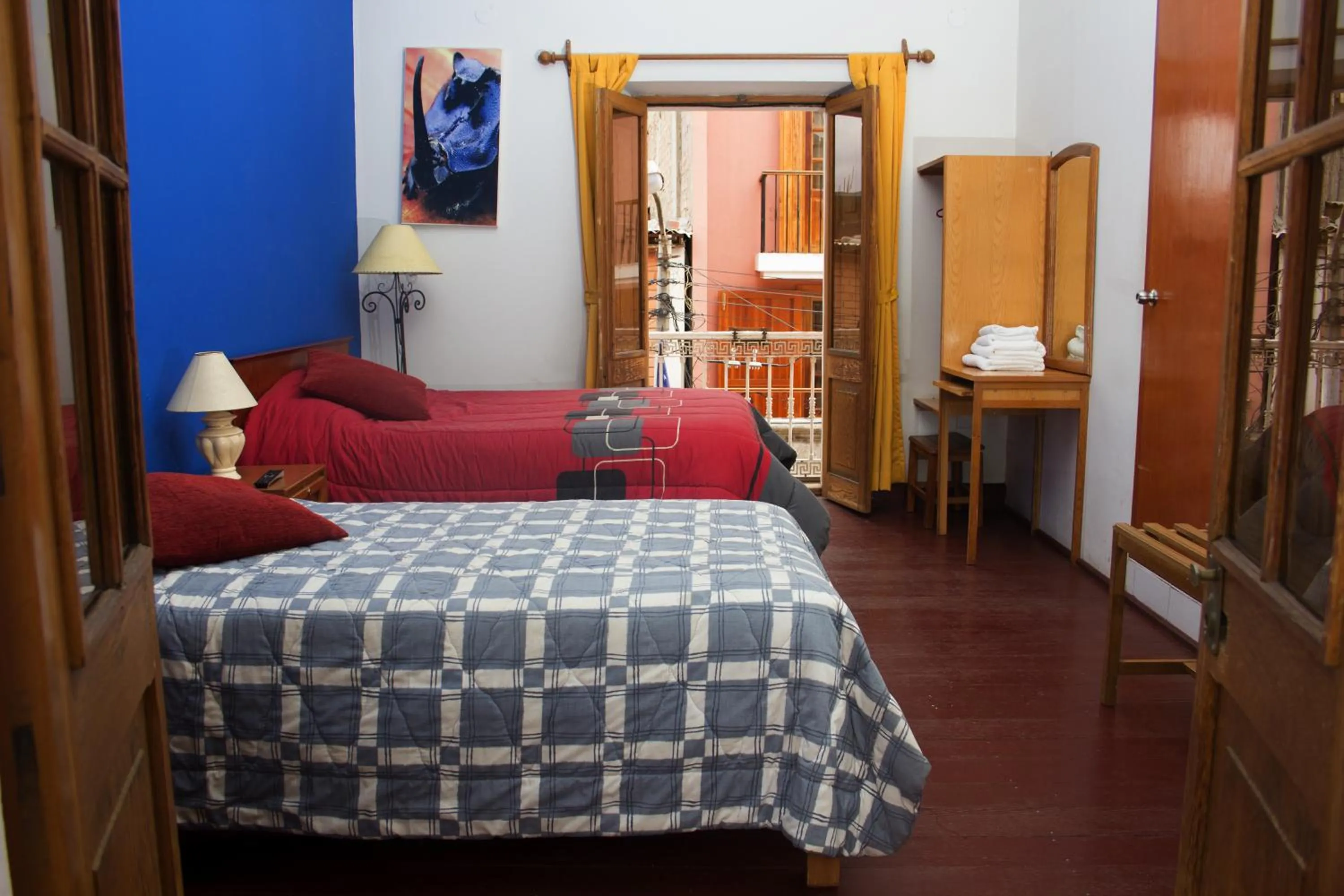 Bed in Posada Nueva España