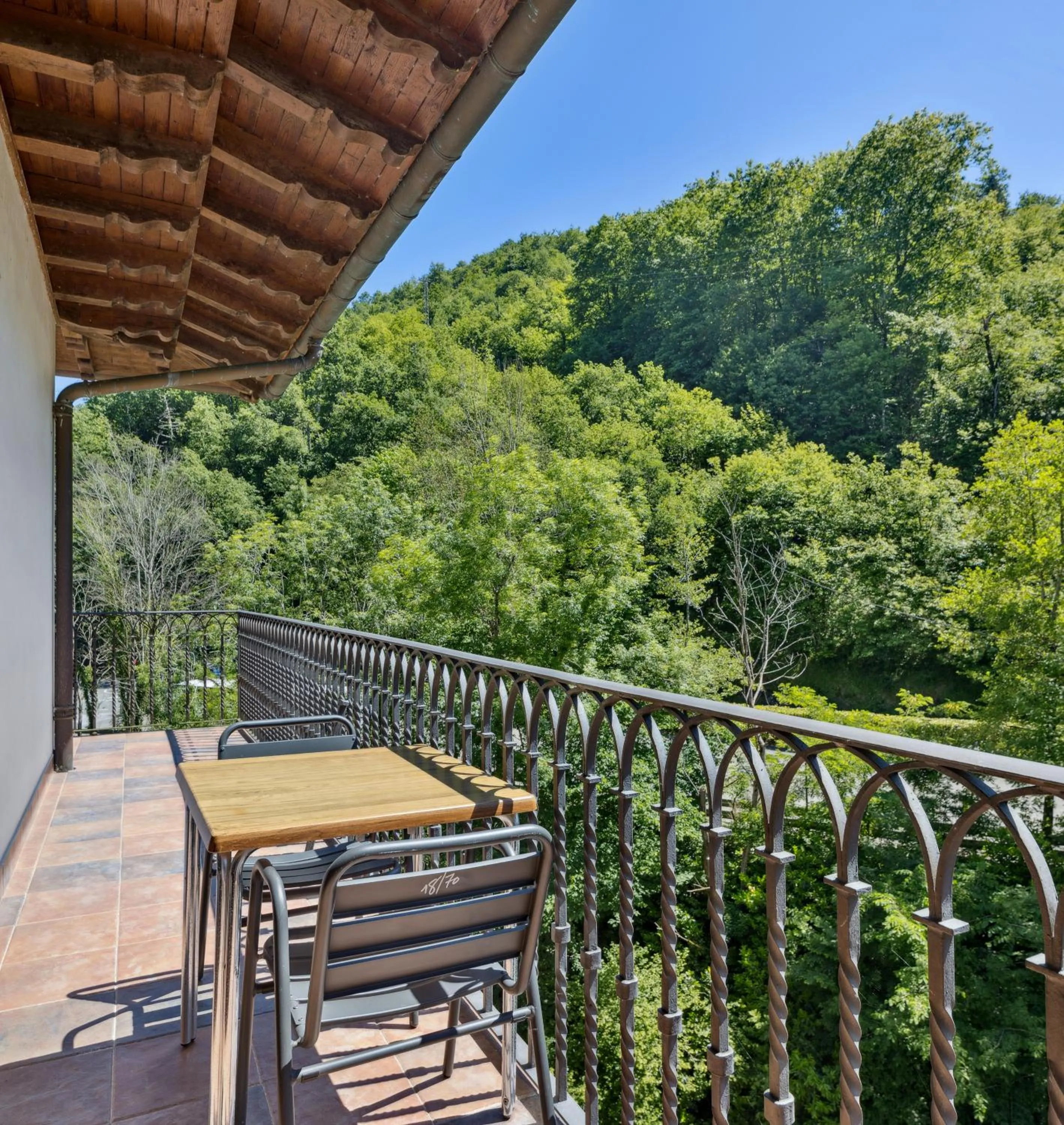 Balcony/Terrace in Hotel Venta de Etxalar