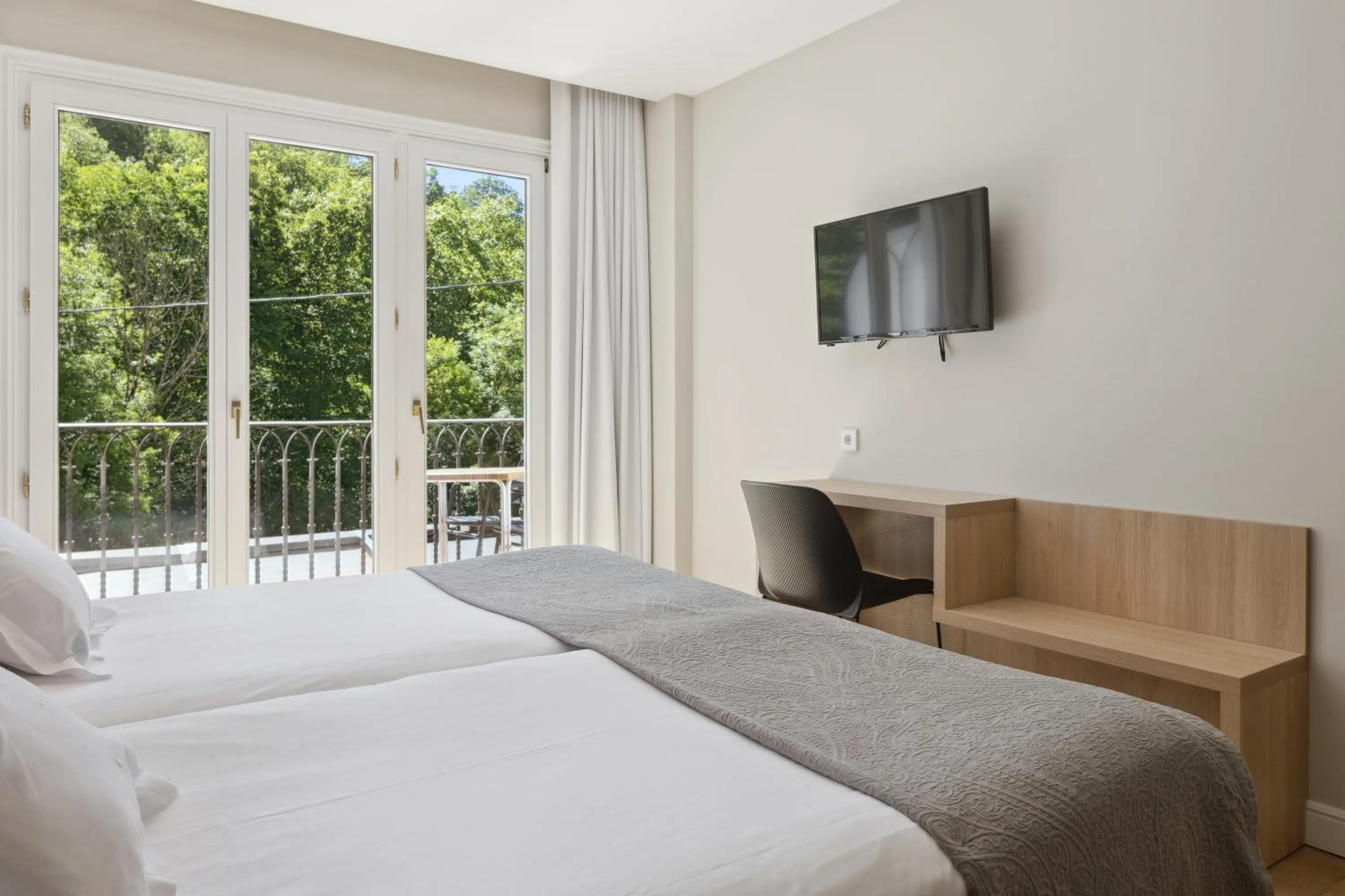 Bed in Hotel Venta de Etxalar