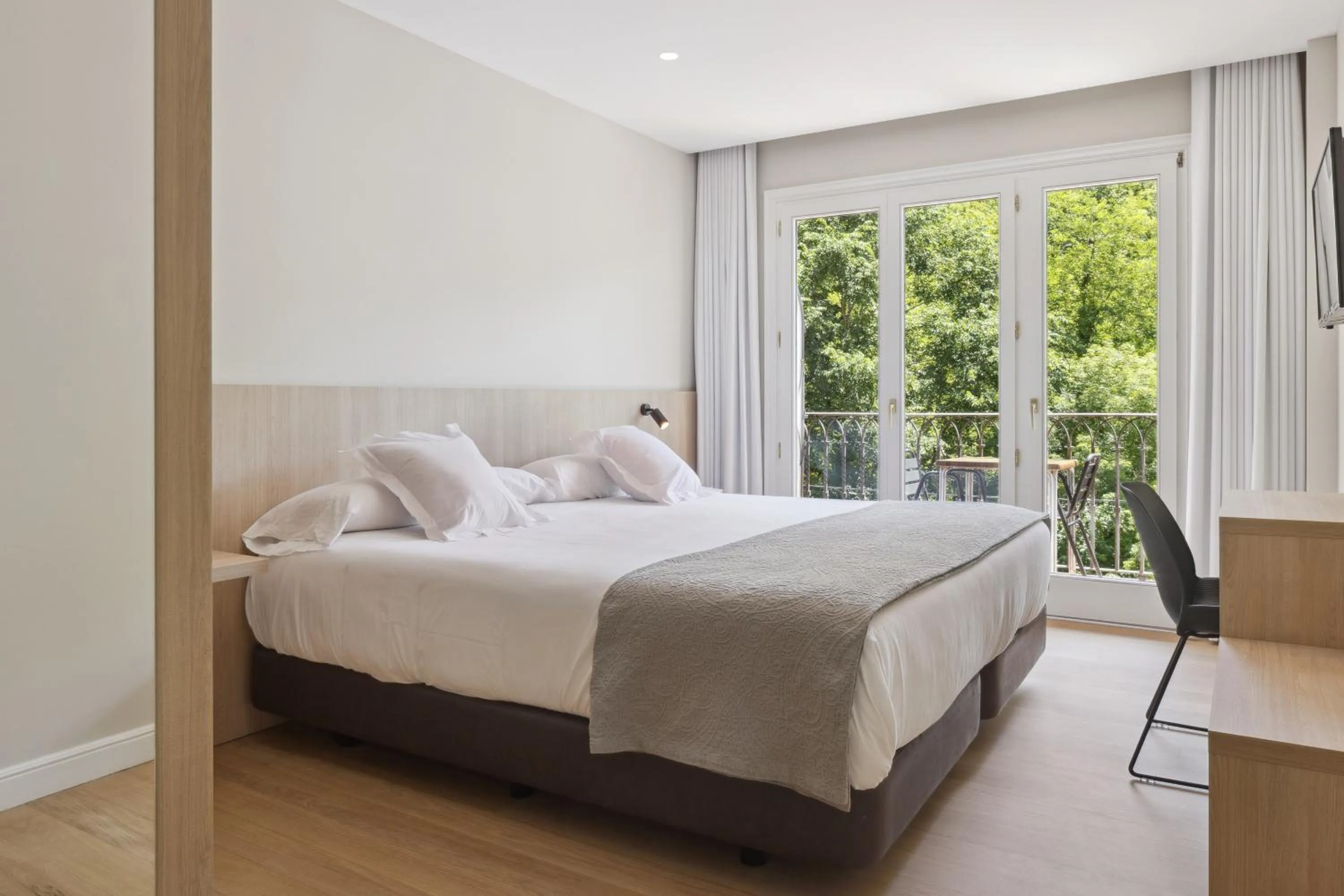 Bed in Hotel Venta de Etxalar