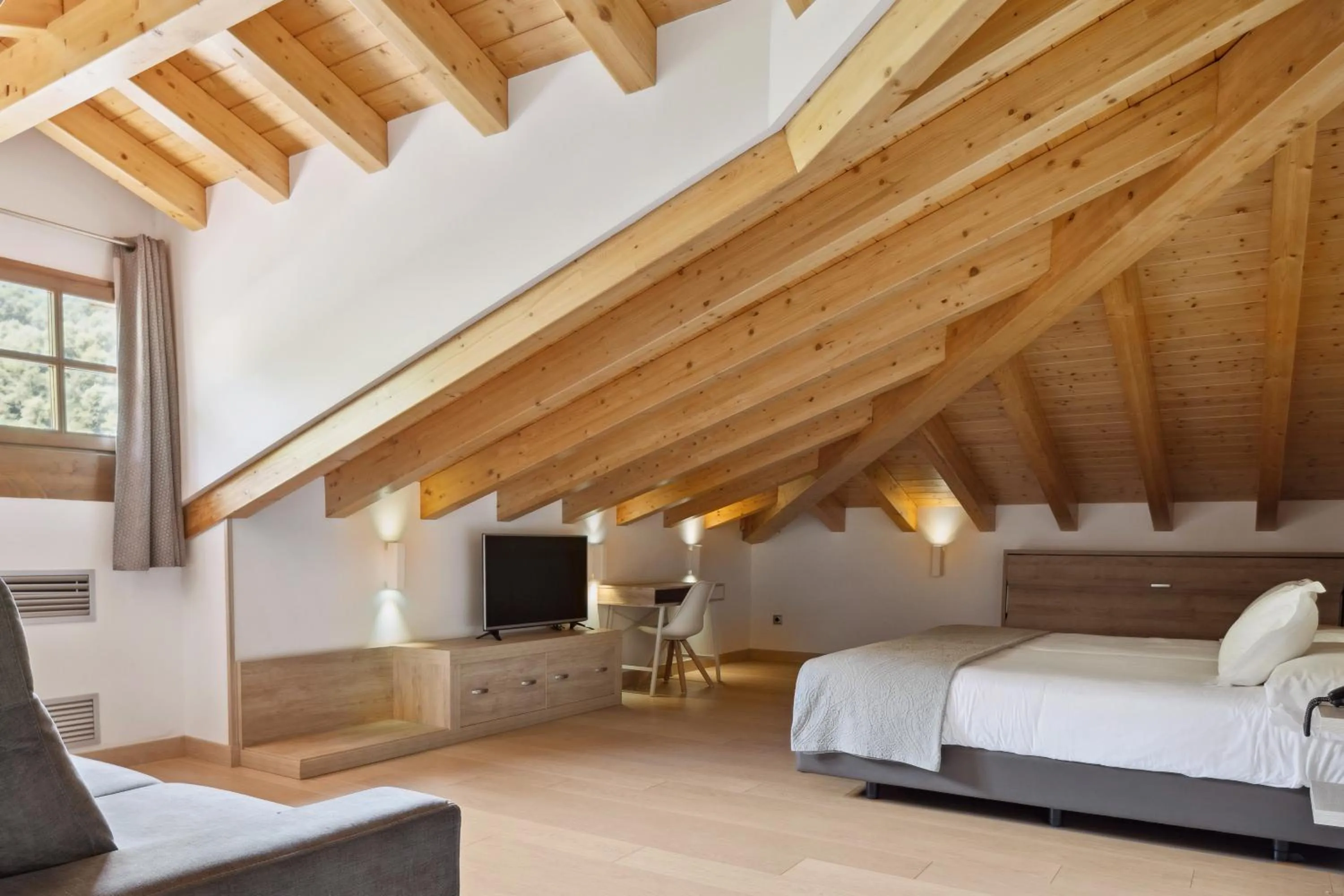 Bed in Hotel Venta de Etxalar