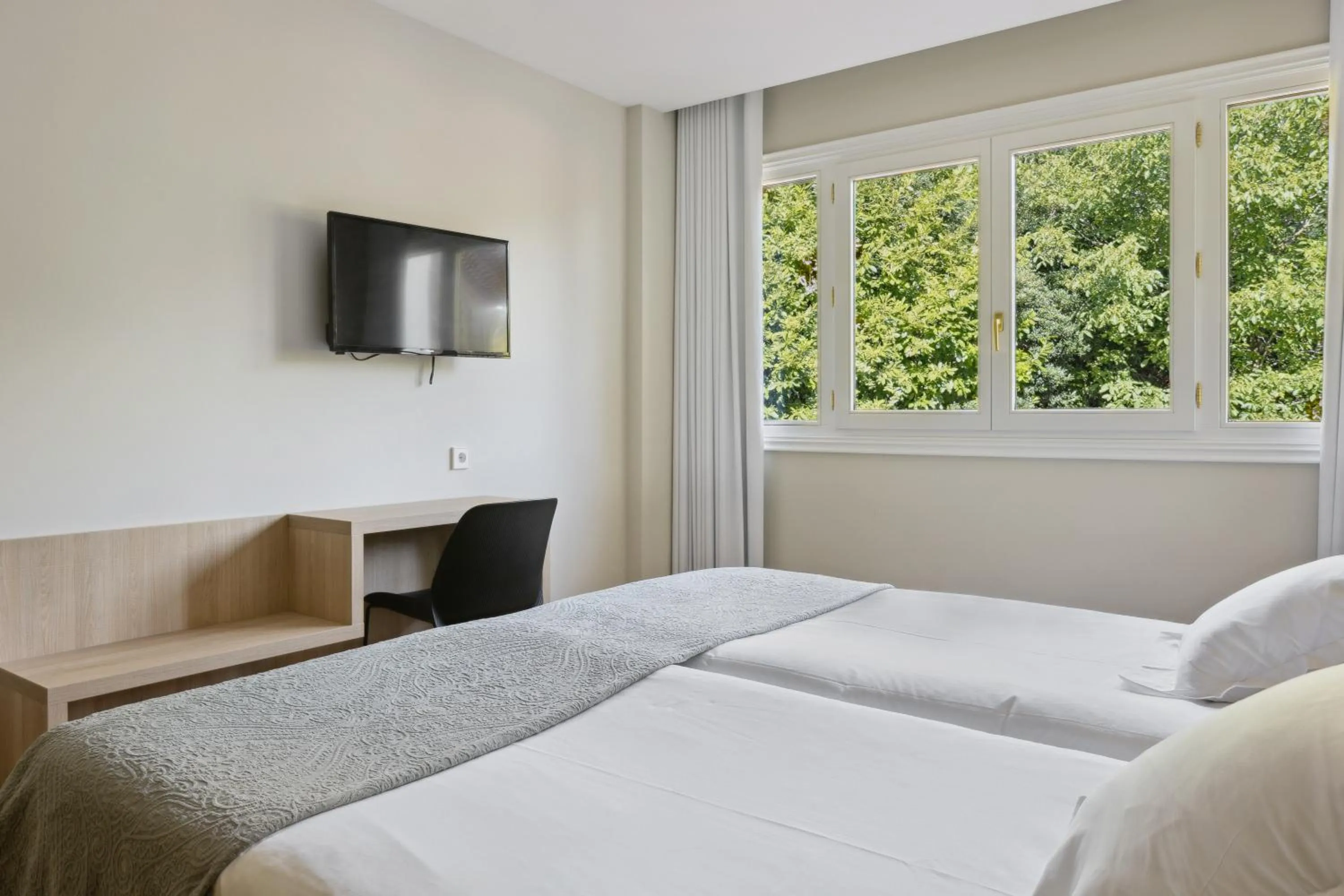 Bed in Hotel Venta de Etxalar