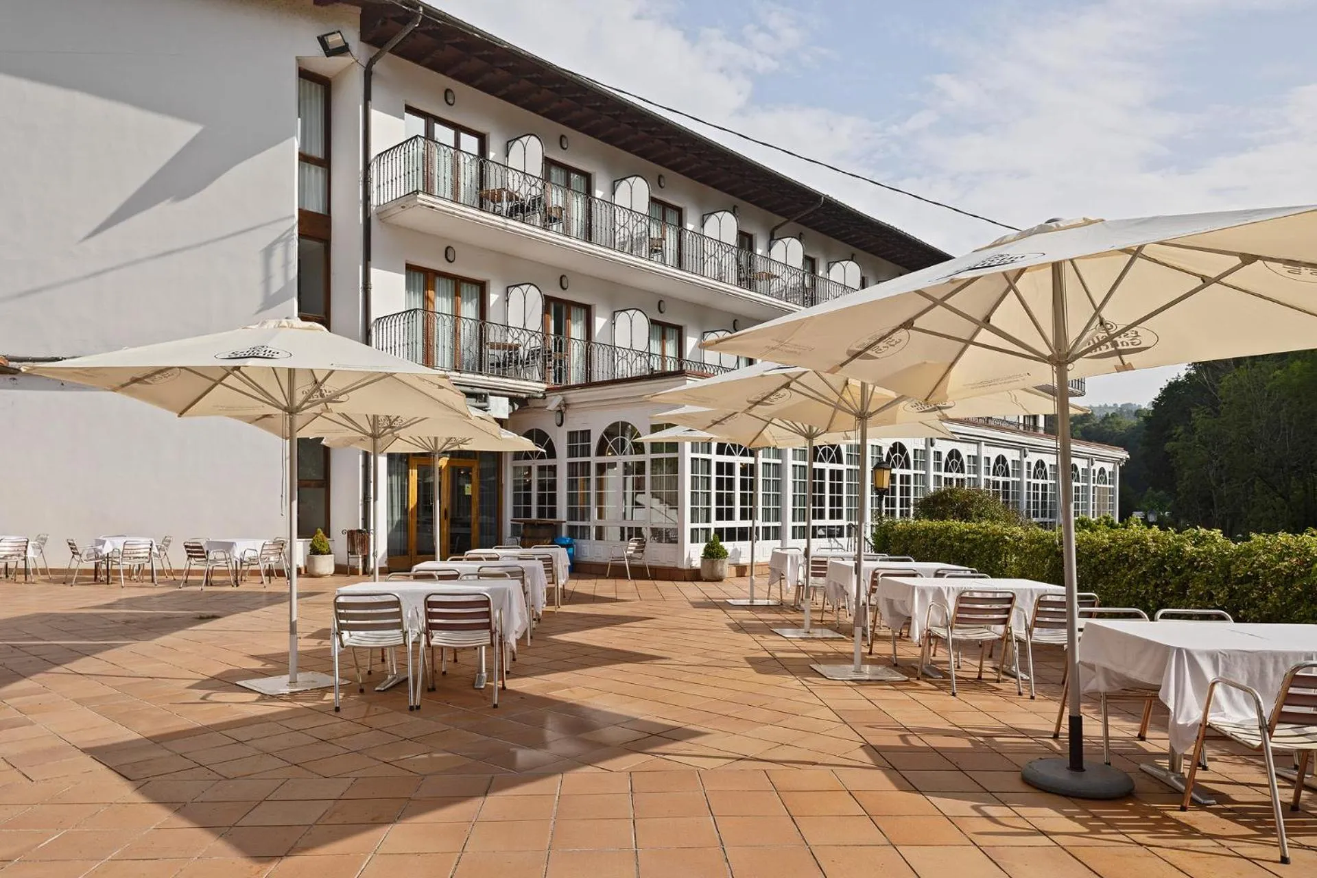 Balcony/Terrace in Hotel Venta de Etxalar