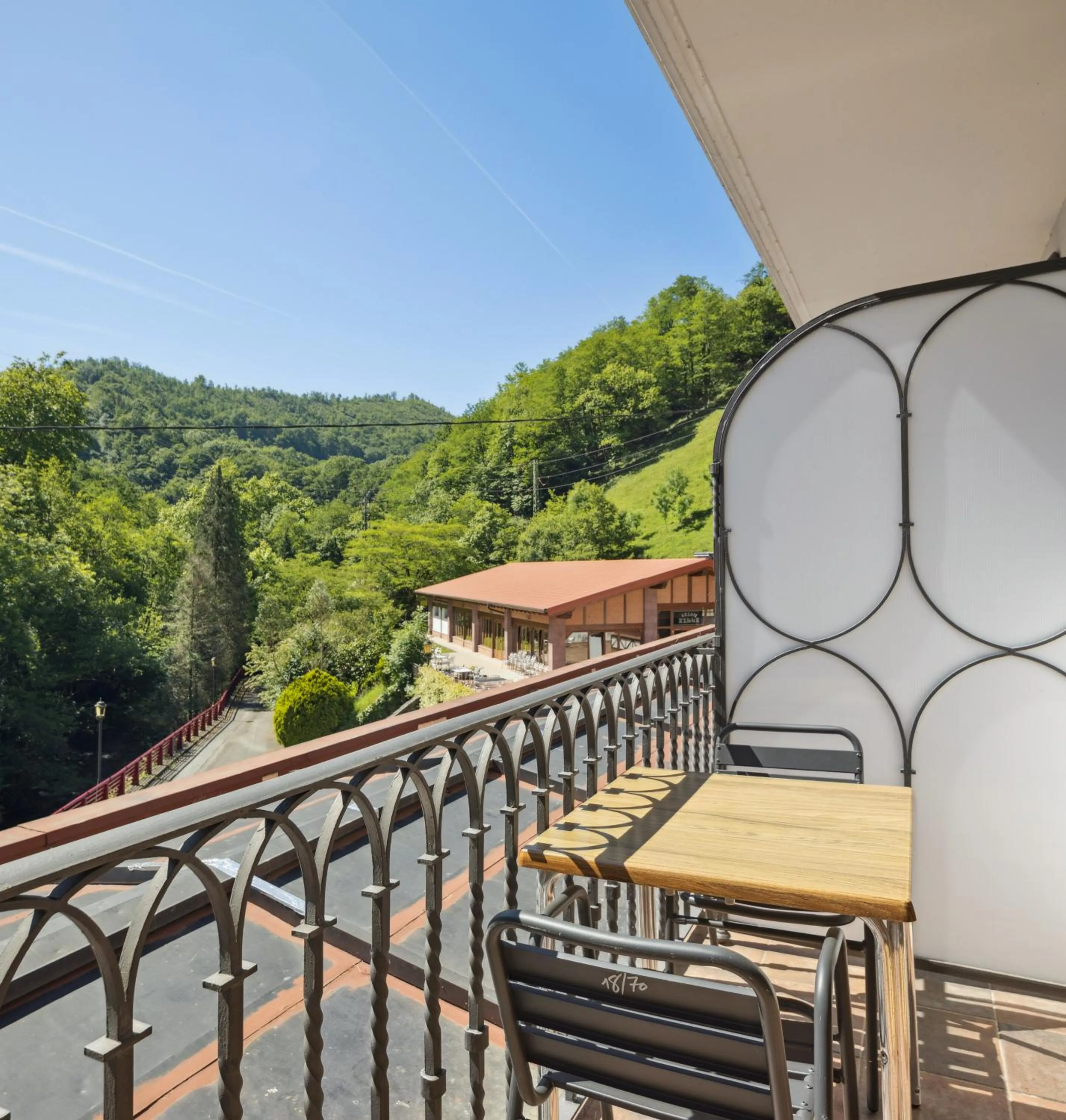 Balcony/Terrace in Hotel Venta de Etxalar