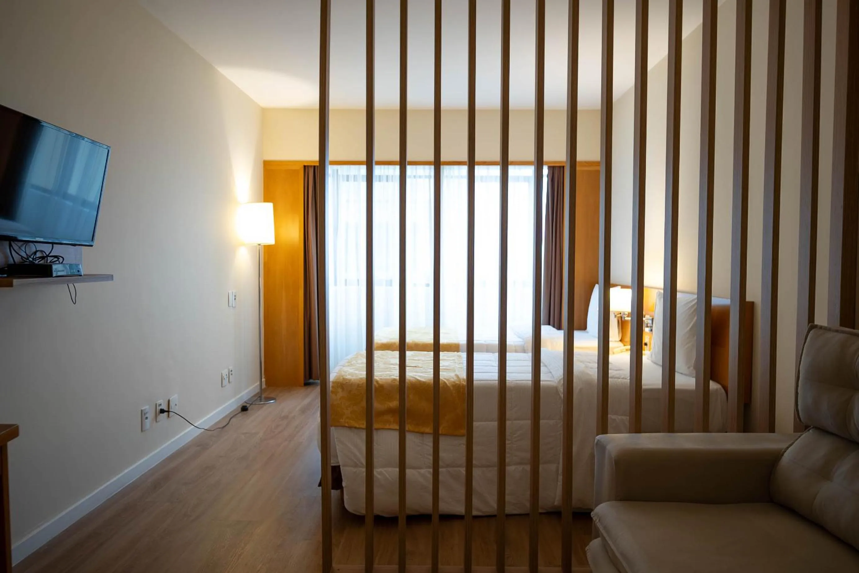 Bed in Sol Alphaville Hotel & Residence