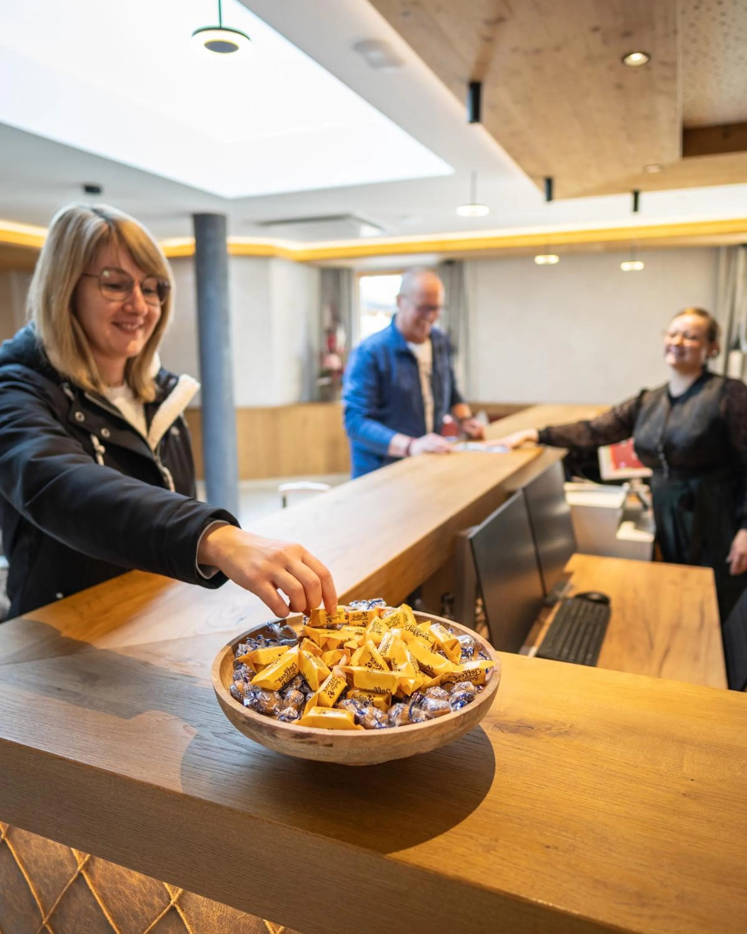 Lobby or reception in Hotel Keindl