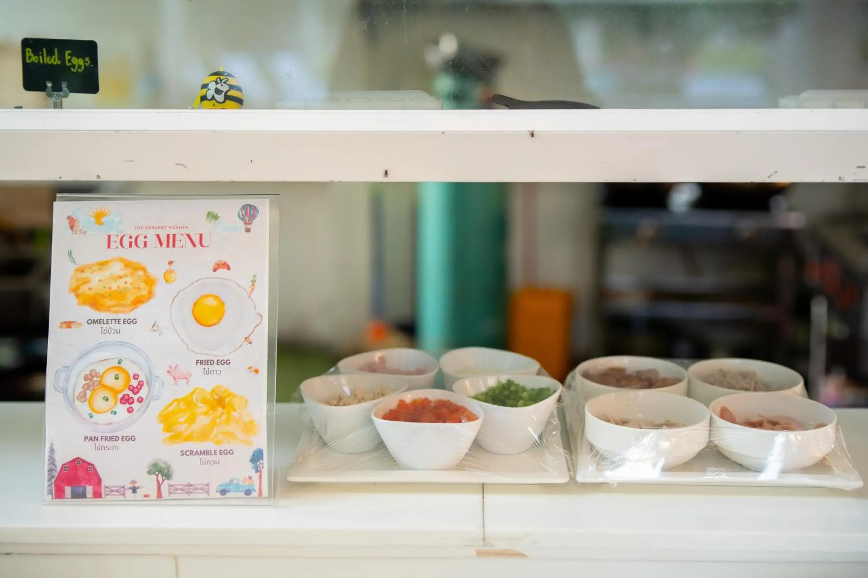 Food and drinks in The Sea Cret Hua Hin Food and drinks in The Sea Cret Hua Hin