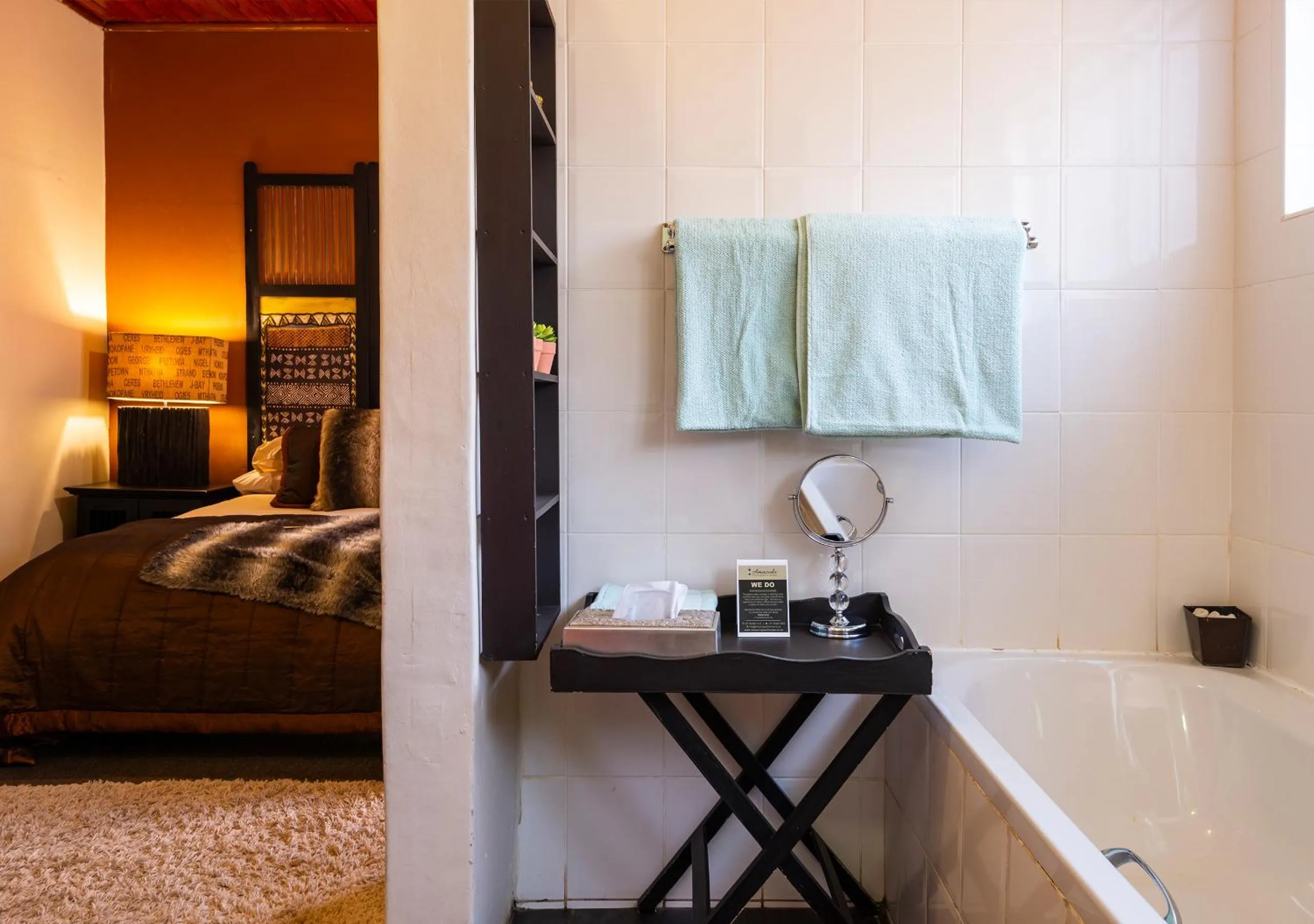 Shower, Bed in Ama Zulu Guesthouse & Safaris