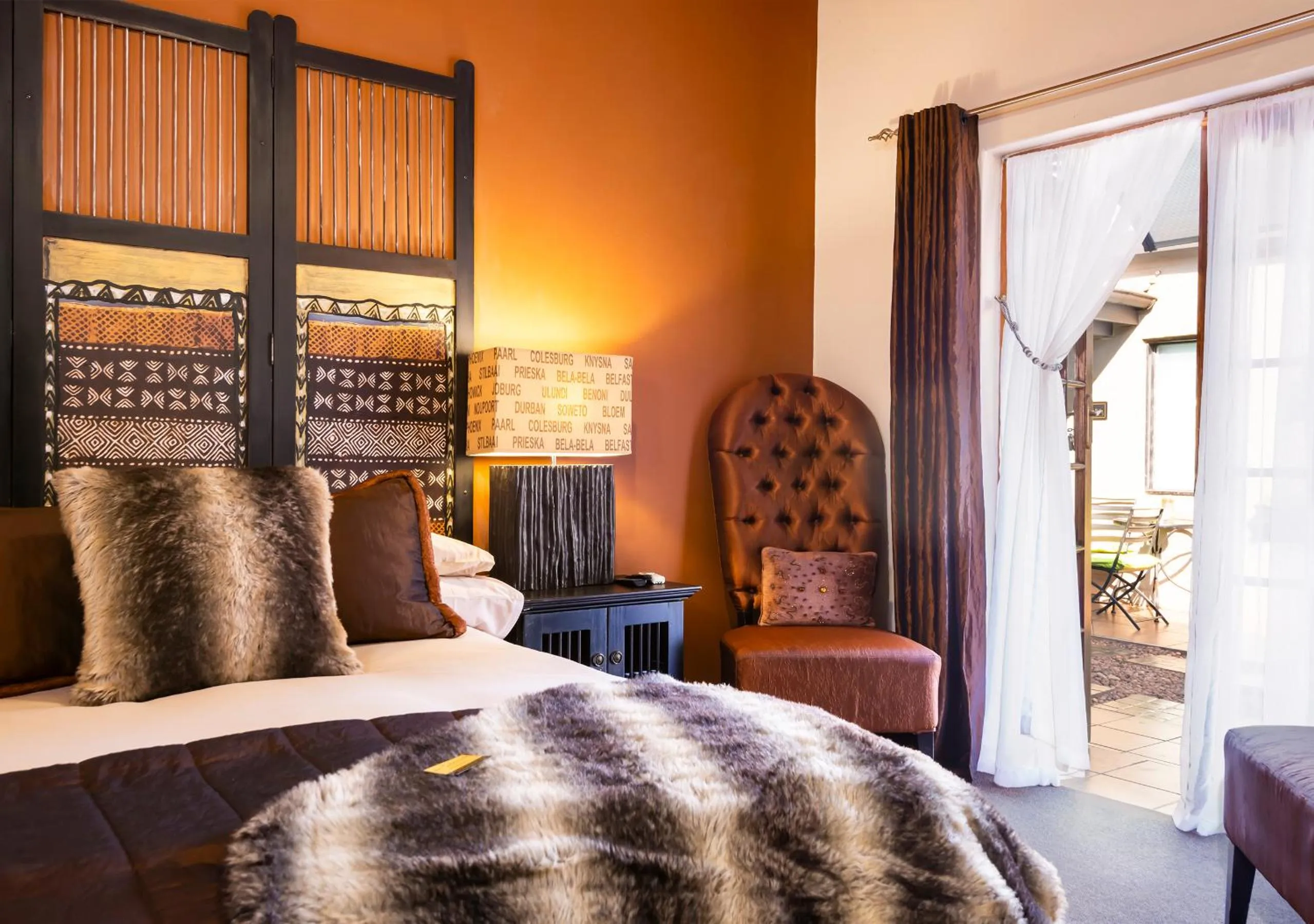 Bed in Ama Zulu Guesthouse & Safaris