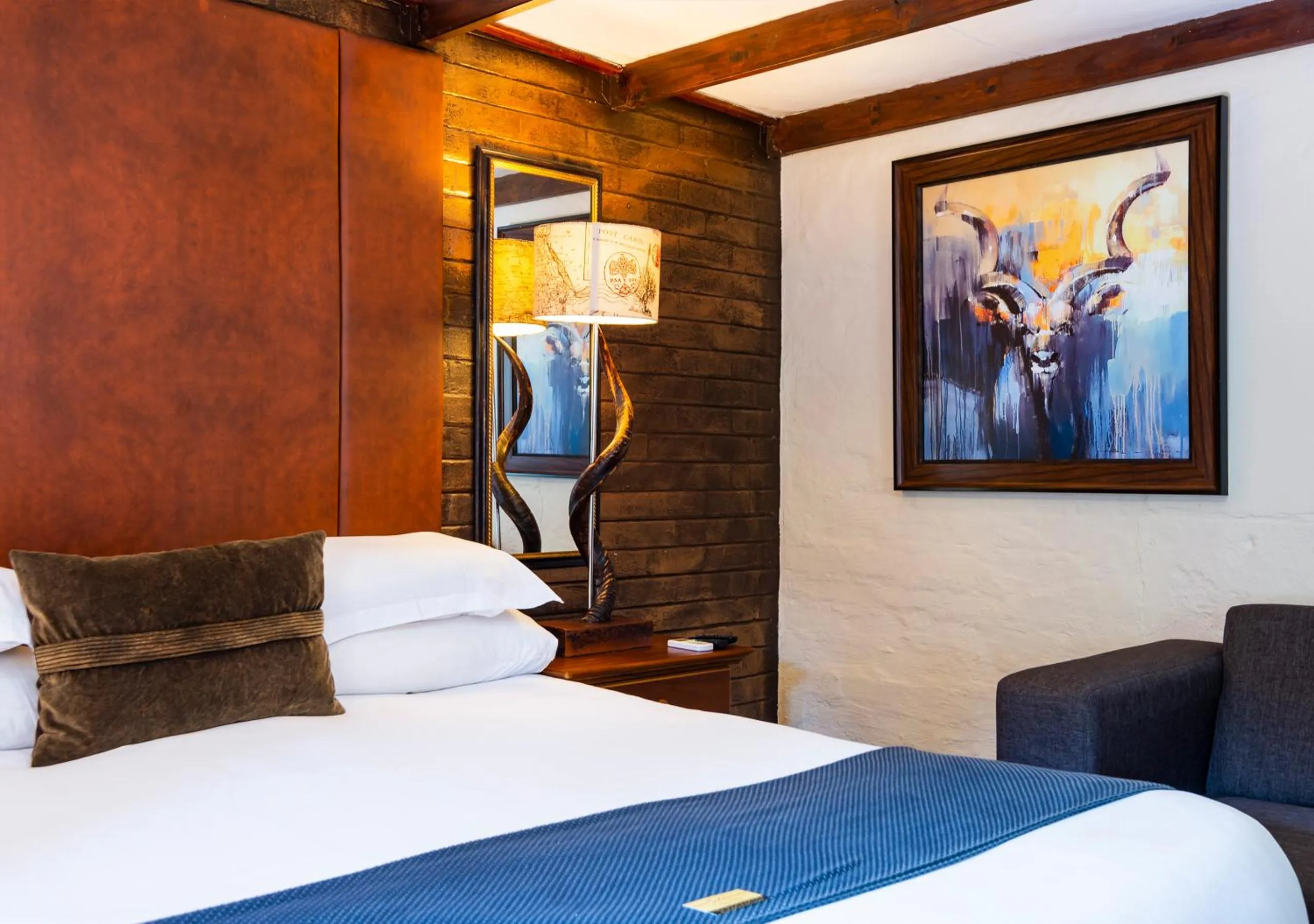 Bed in Ama Zulu Guesthouse & Safaris