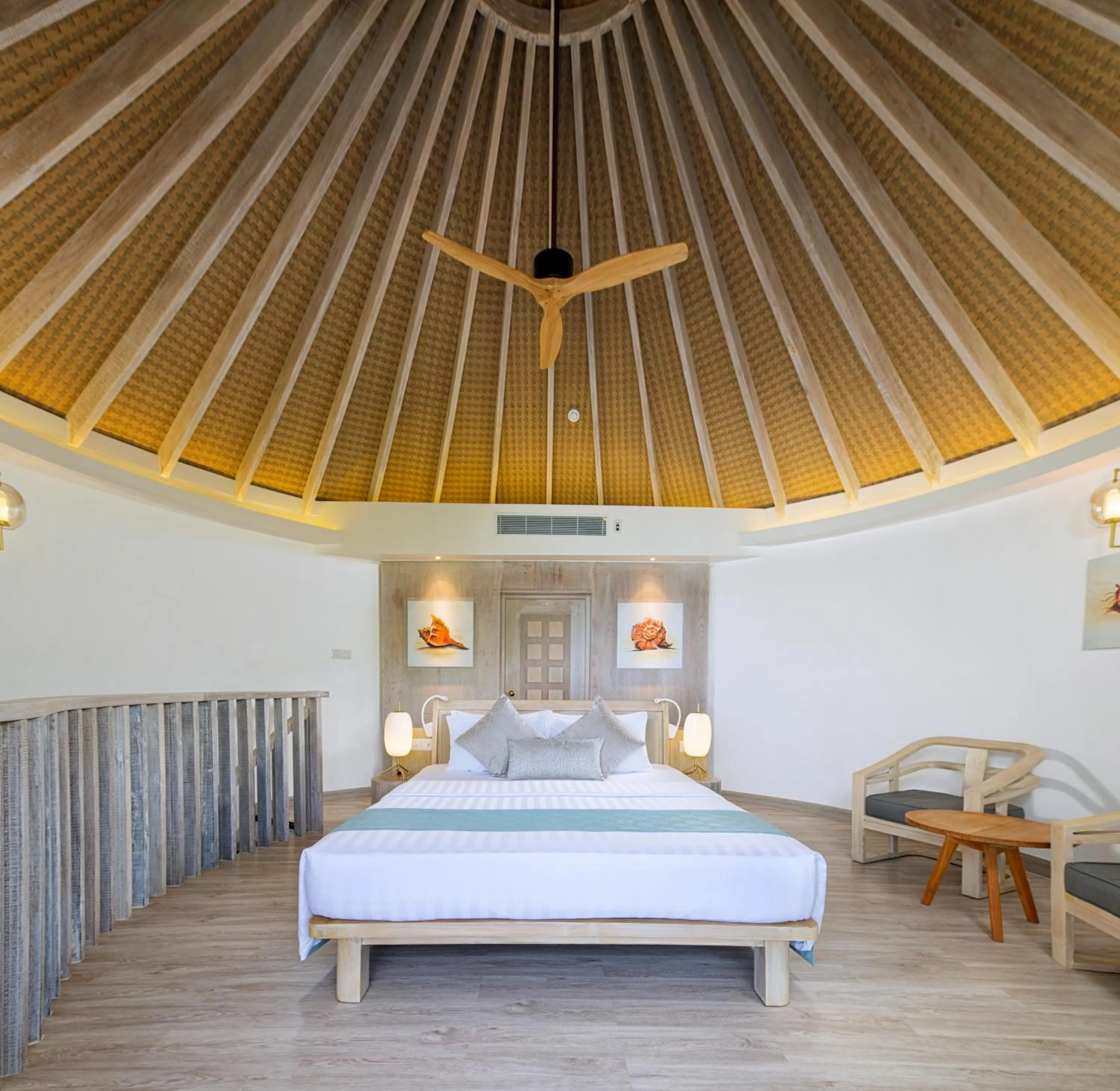 Bed in Bandos Maldives