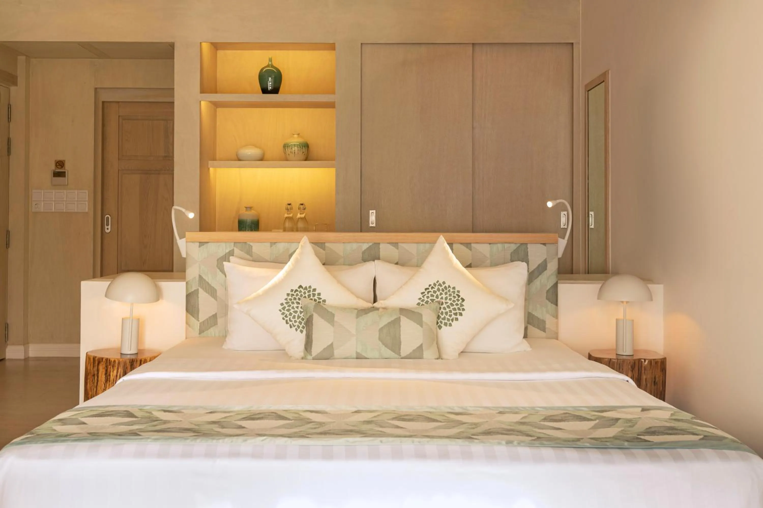 Bed in Bandos Maldives