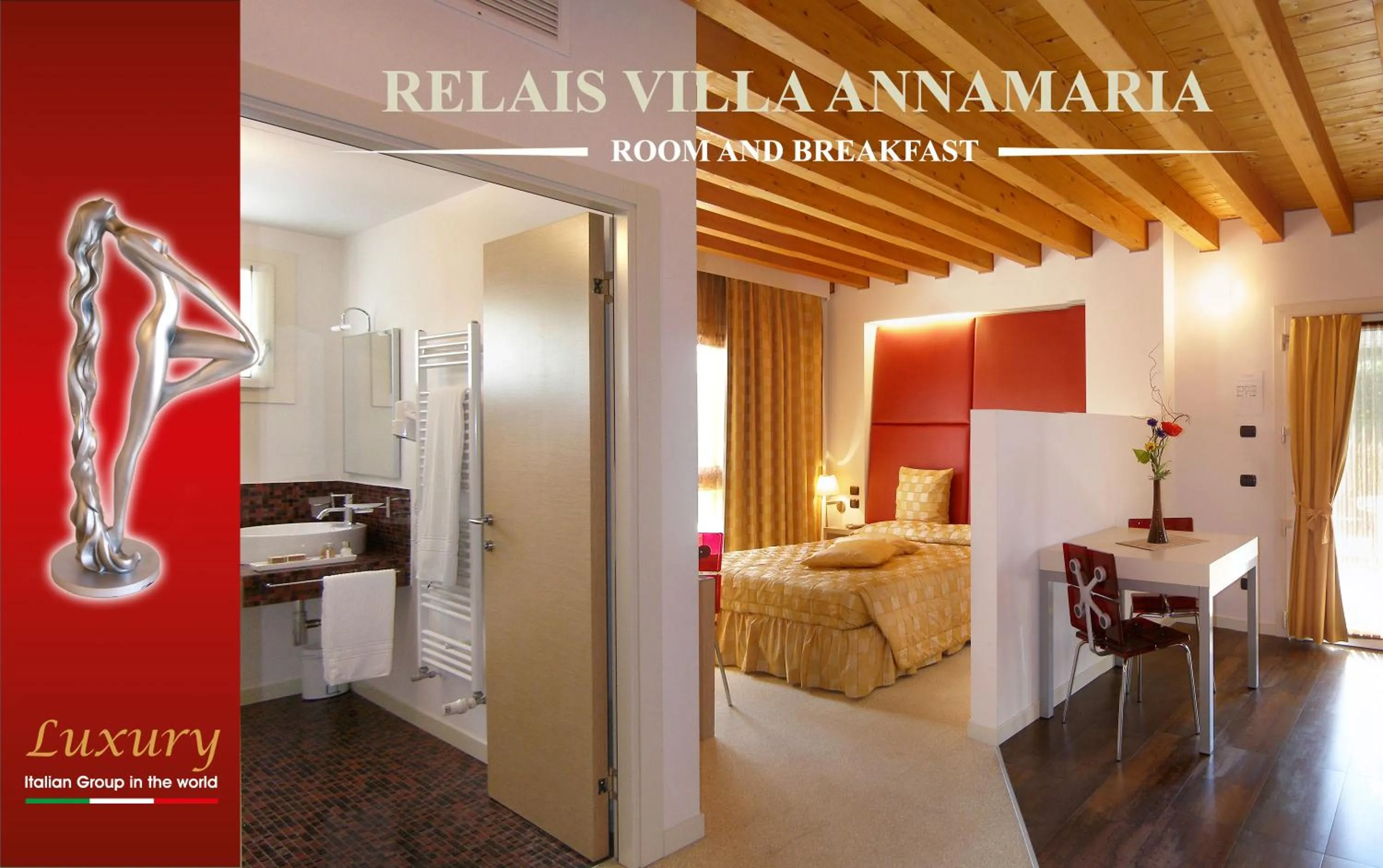 Bed in Relais Villa Annamaria Bed end Breakfast