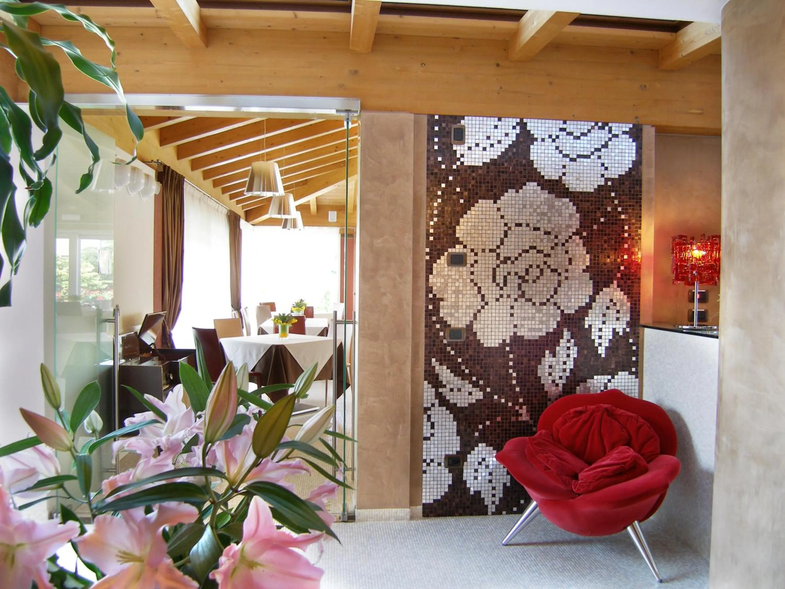 Decorative detail in Relais Villa Annamaria Bed end Breakfast