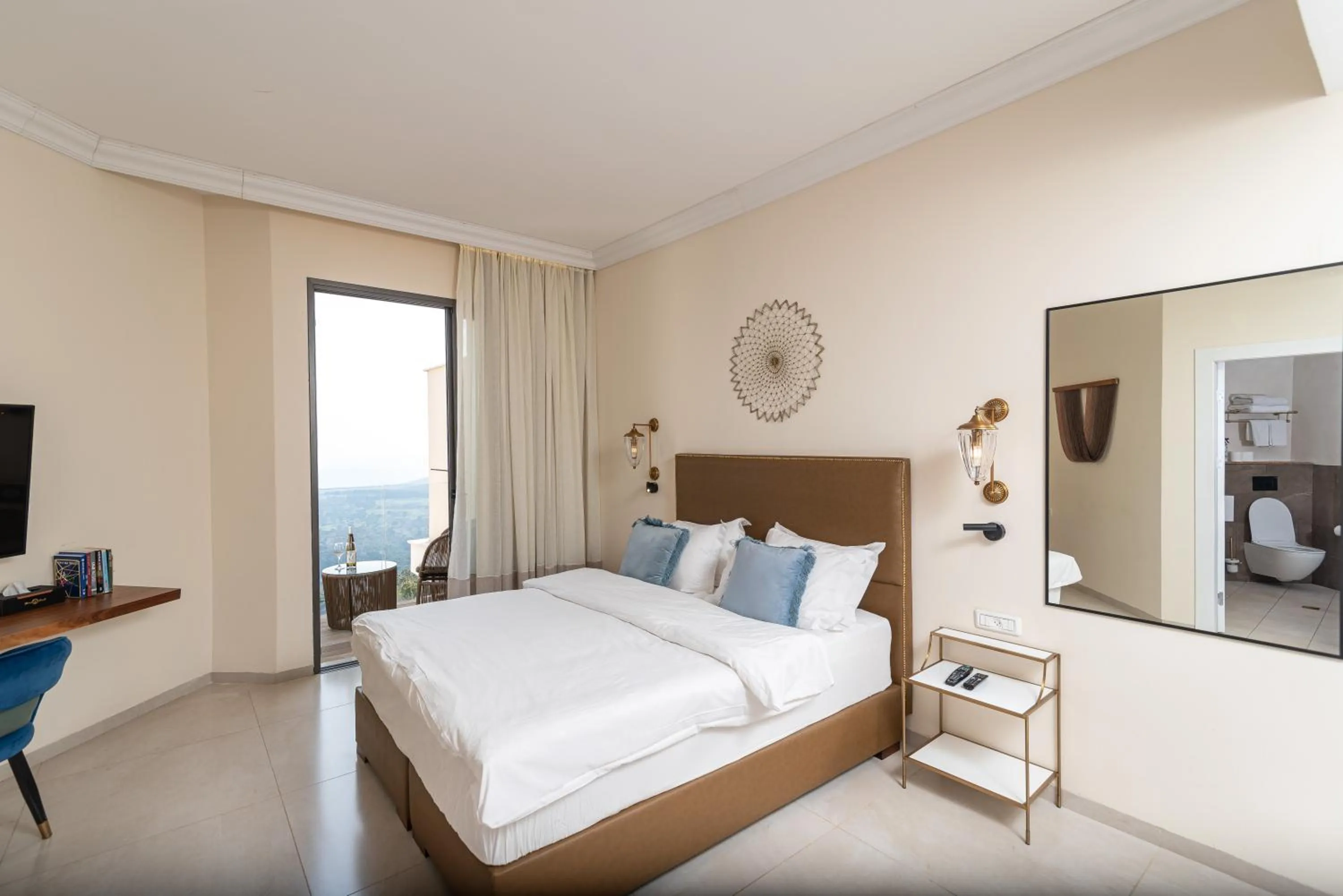 Photo of the whole room, Bed in Amirey Hagalil Boutique Hotel