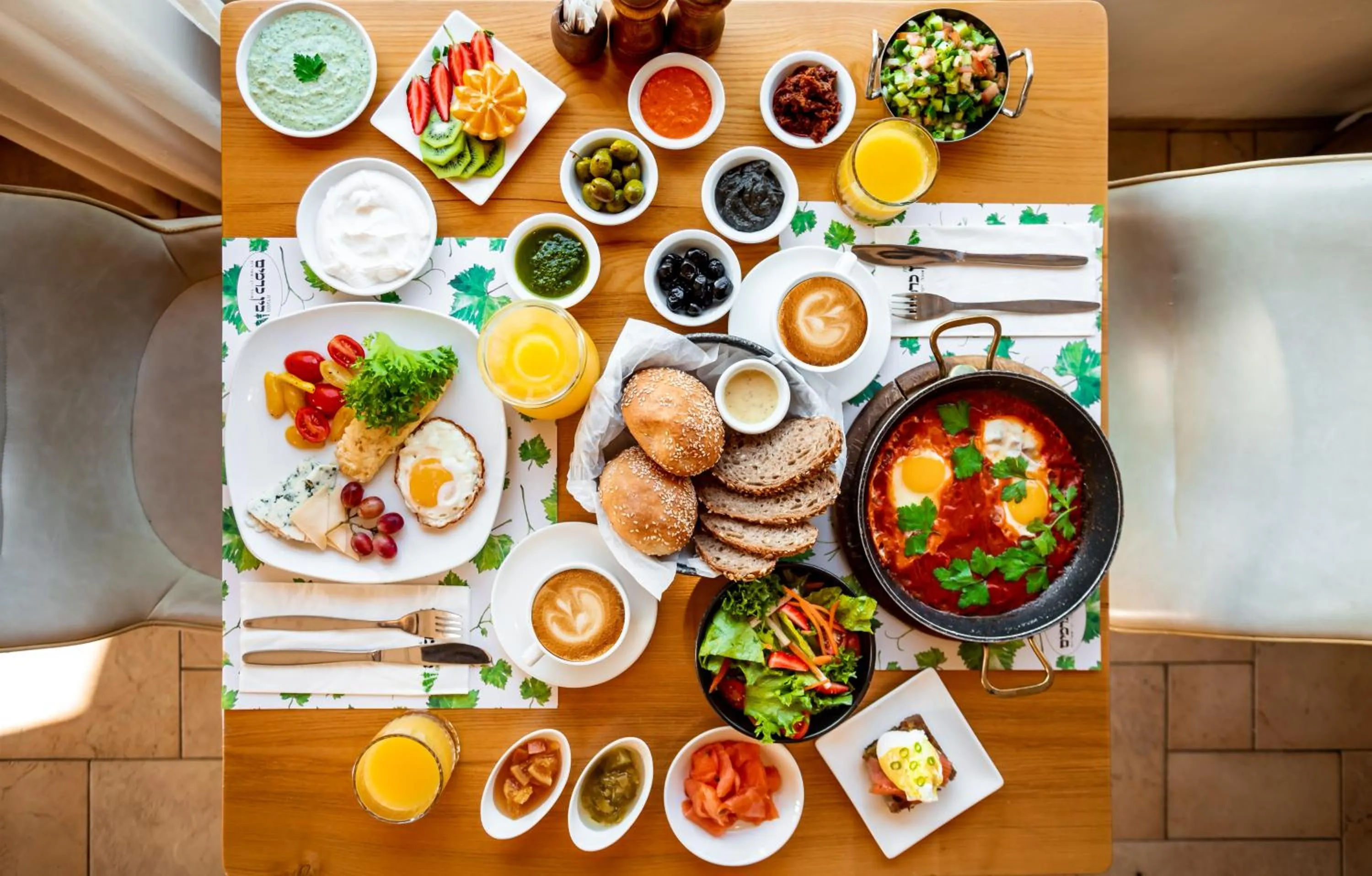 Breakfast in Amirey Hagalil Boutique Hotel