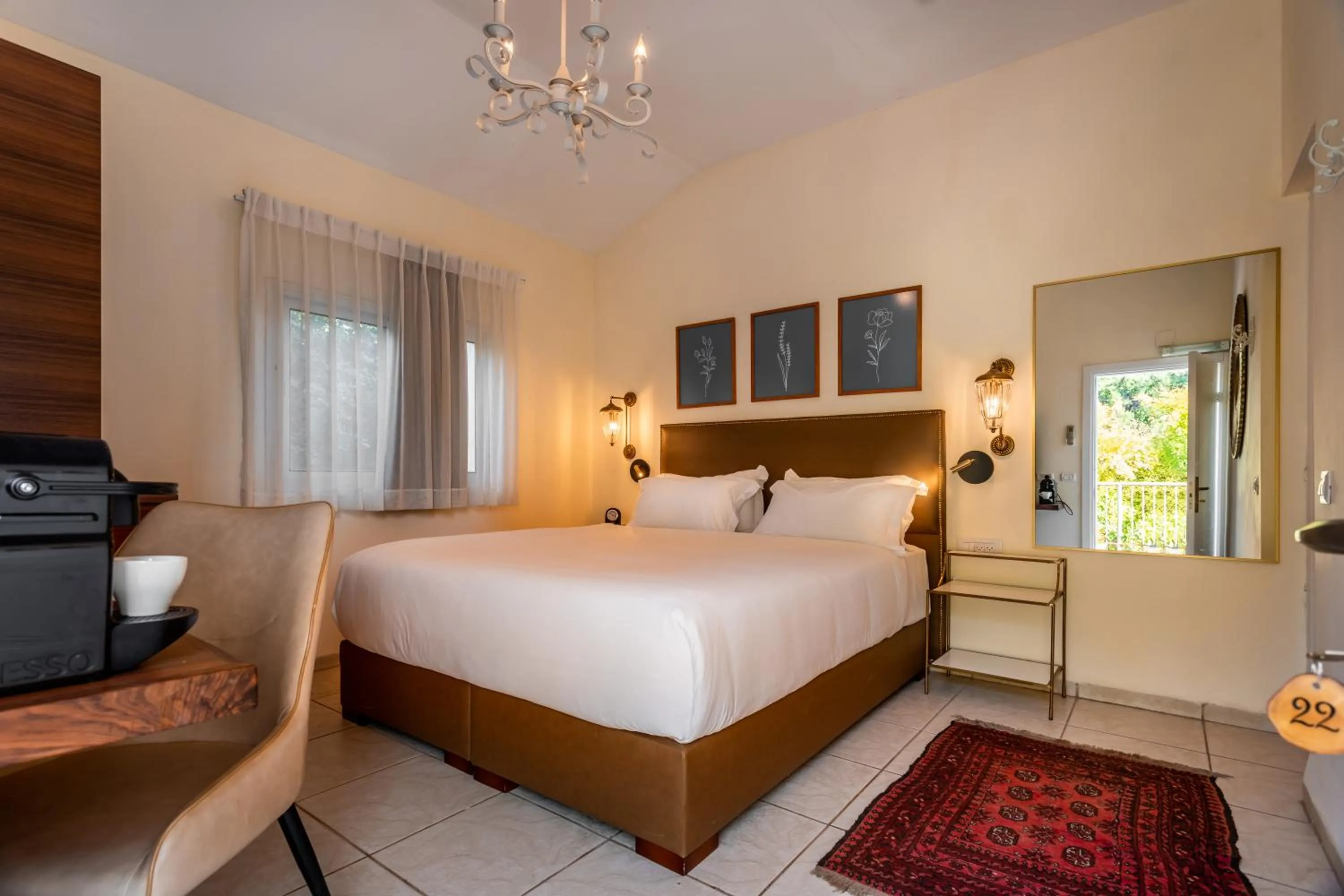 Photo of the whole room, Bed in Amirey Hagalil Boutique Hotel
